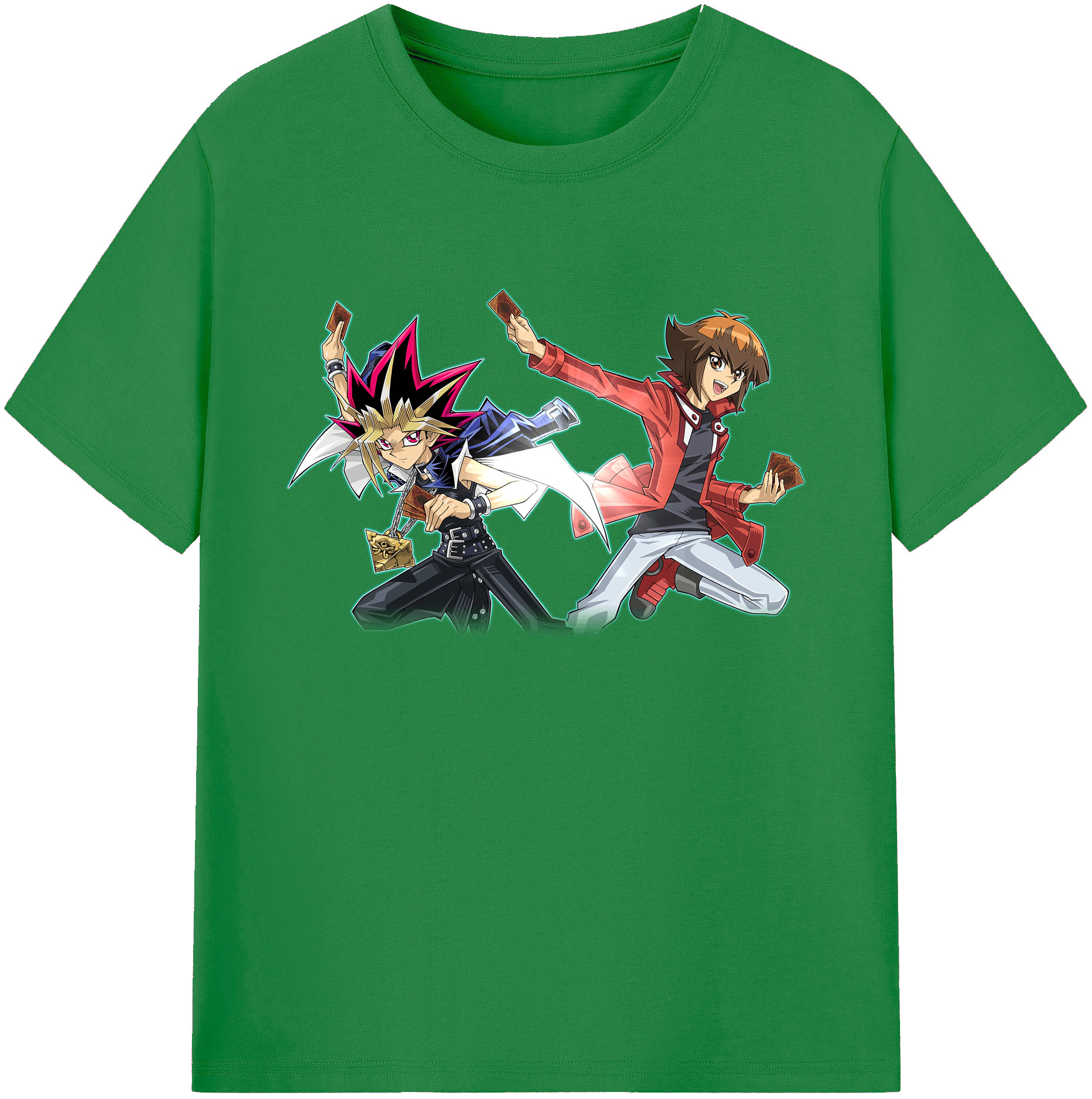 （画像用） 遊☆戯☆王 Yu-Gi-Oh! 綿100％ メンズ半袖Tシャツ｜肌触りやわらか＆通気性