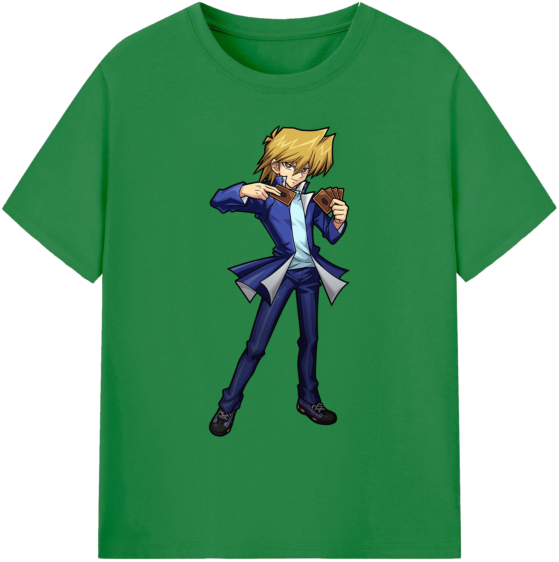 （画像用） 遊☆戯☆王 Yu-Gi-Oh! 綿100％ メンズ半袖Tシャツ｜肌触りやわらか＆通気性