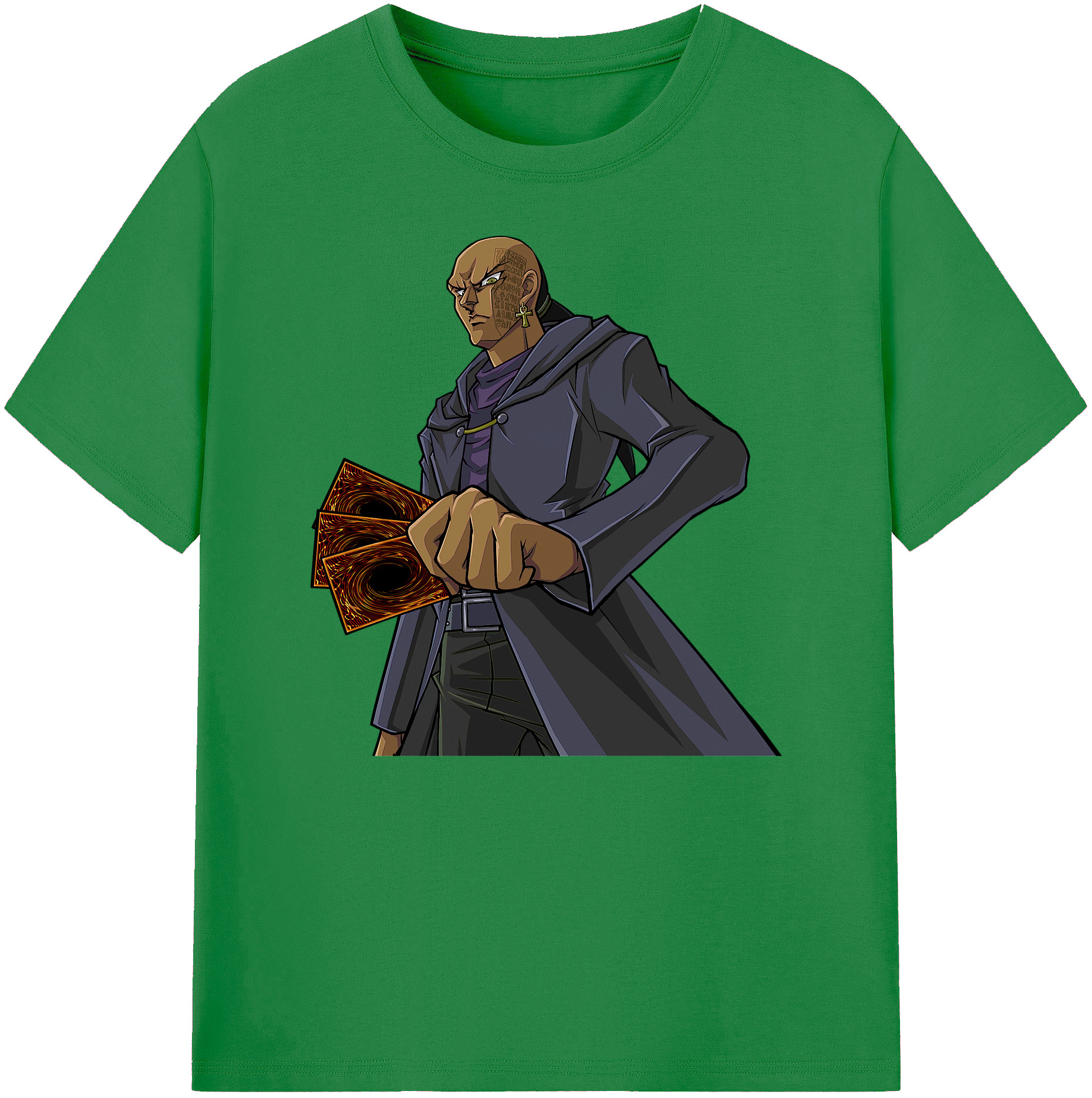 （画像用） 遊☆戯☆王 Yu-Gi-Oh! 綿100％ メンズ半袖Tシャツ｜肌触りやわらか＆通気性