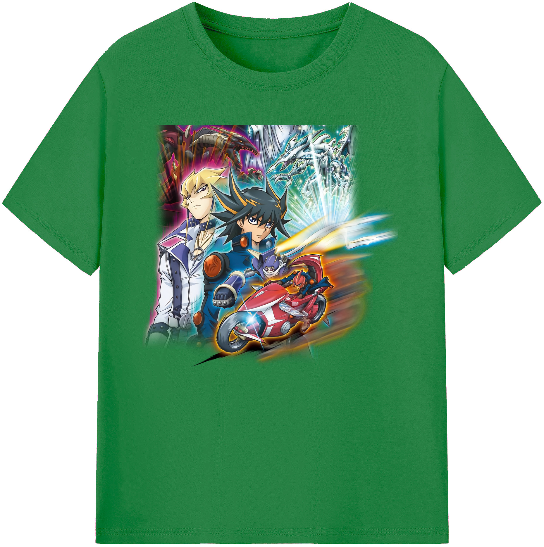 （画像用） 遊☆戯☆王 Yu-Gi-Oh! 綿100％ メンズ半袖Tシャツ｜肌触りやわらか＆通気性