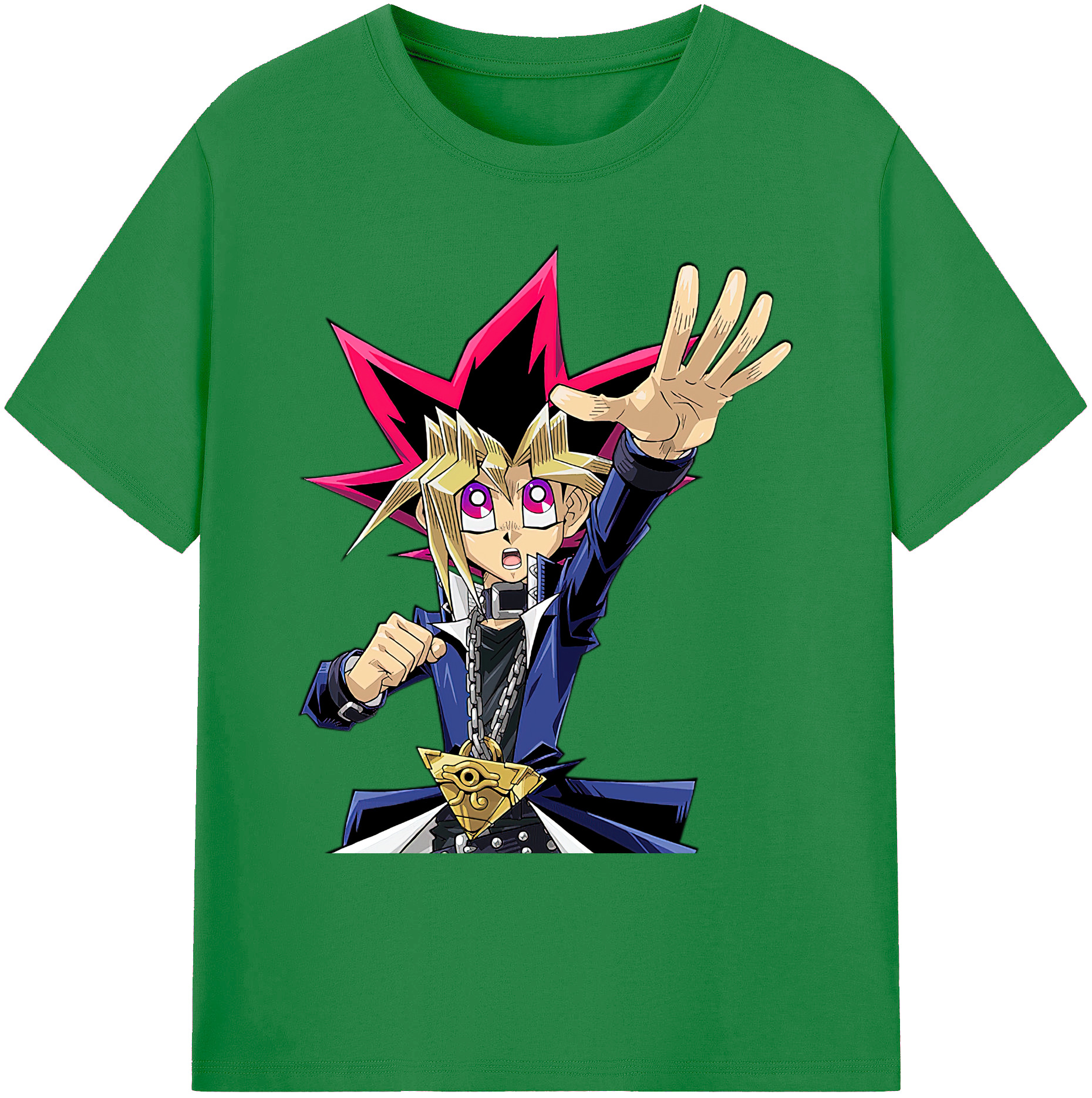 （画像用） 遊☆戯☆王 Yu-Gi-Oh! 綿100％ メンズ半袖Tシャツ｜肌触りやわらか＆通気性
