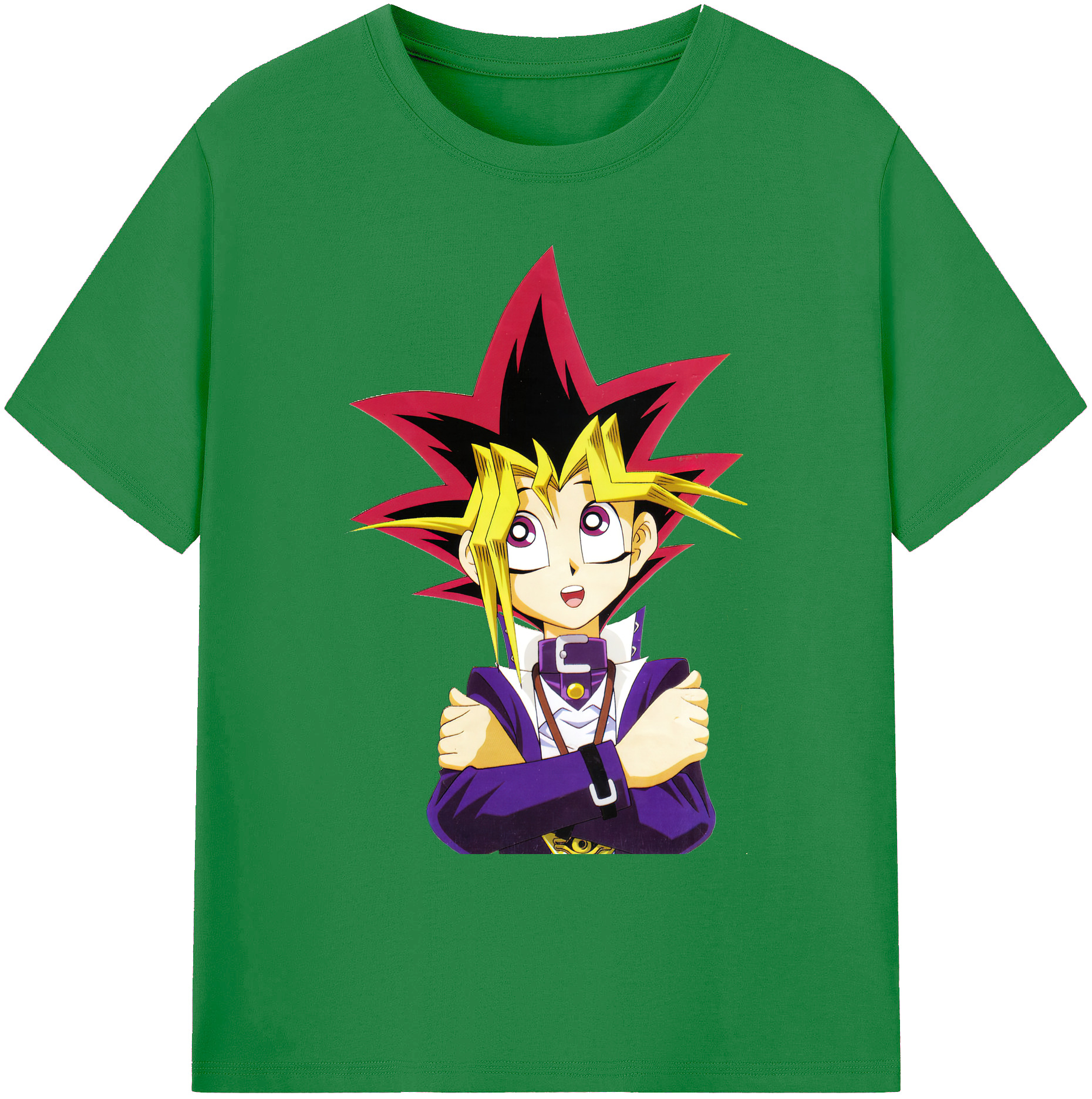 （画像用） 遊☆戯☆王 Yu-Gi-Oh! 綿100％ メンズ半袖Tシャツ｜肌触りやわらか＆通気性