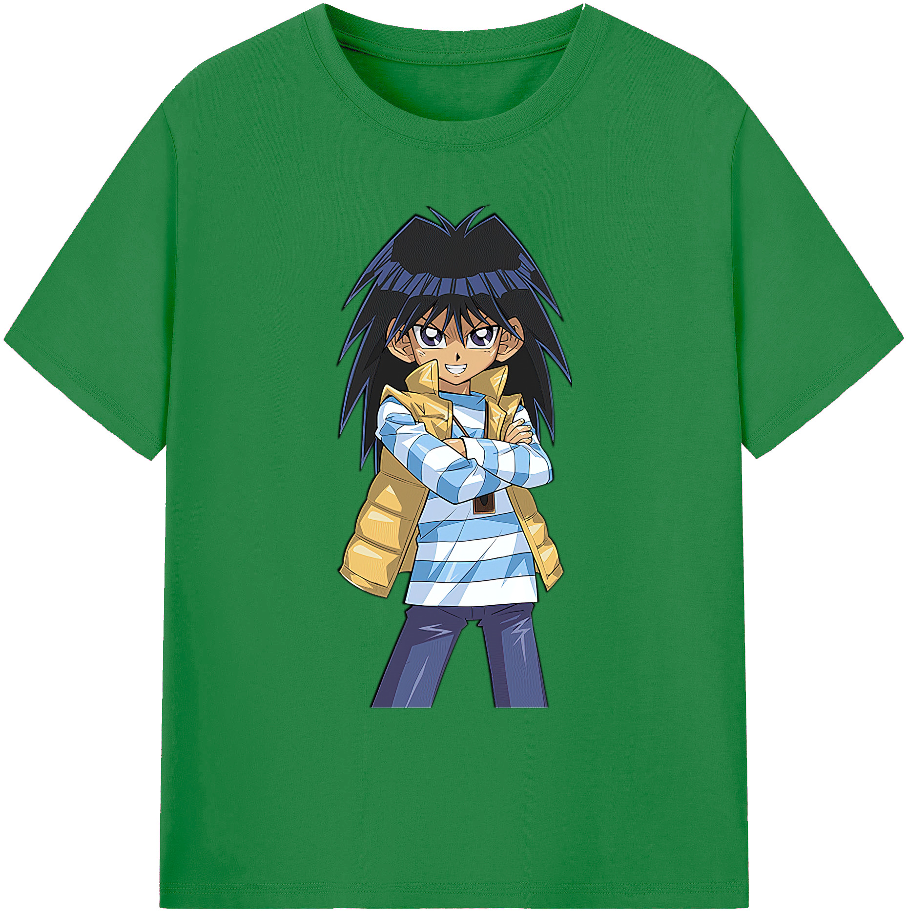 （画像用） 遊☆戯☆王 Yu-Gi-Oh! 綿100％ メンズ半袖Tシャツ｜肌触りやわらか＆通気性