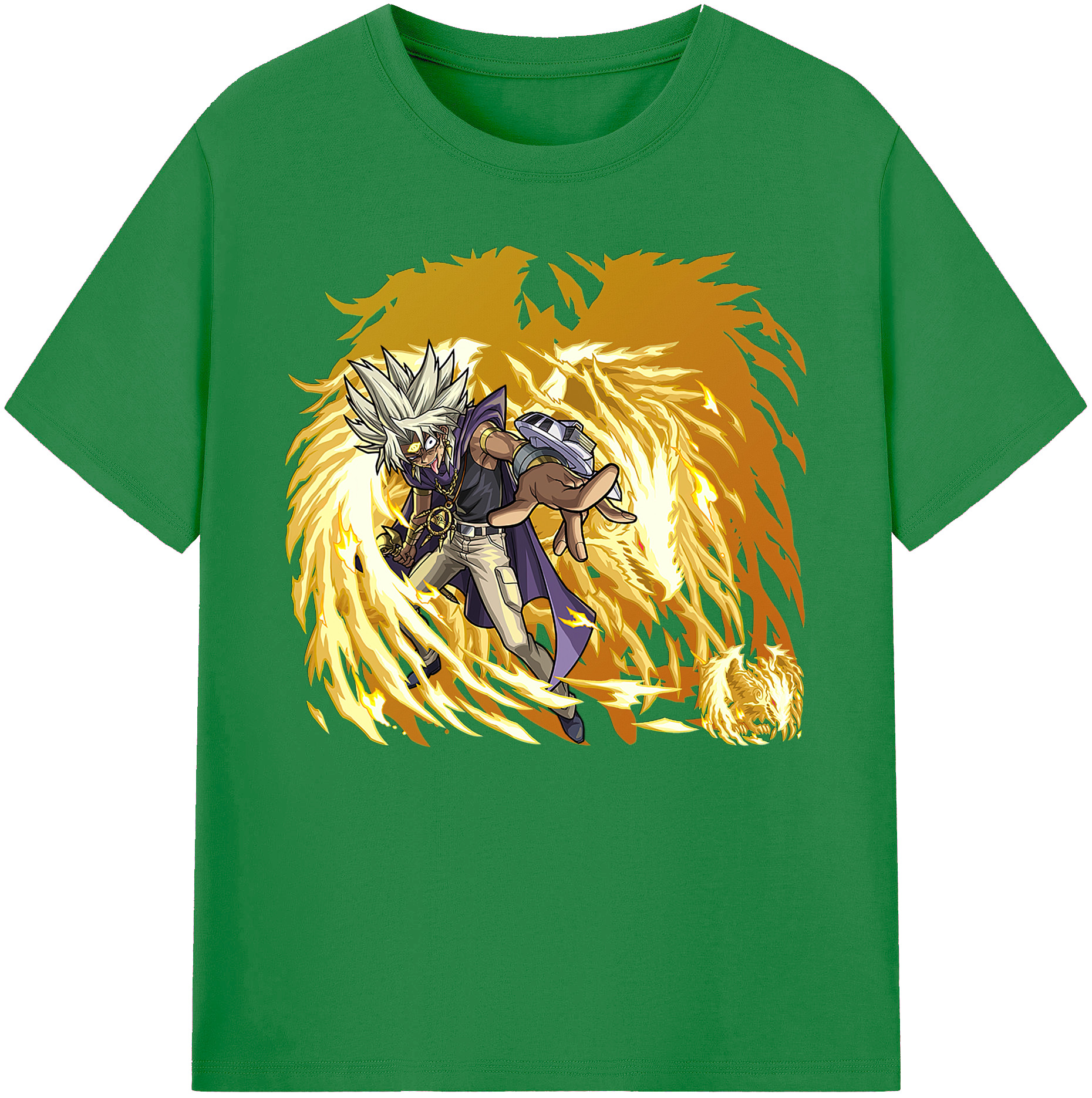 （画像用） 遊☆戯☆王 Yu-Gi-Oh! 綿100％ メンズ半袖Tシャツ｜肌触りやわらか＆通気性