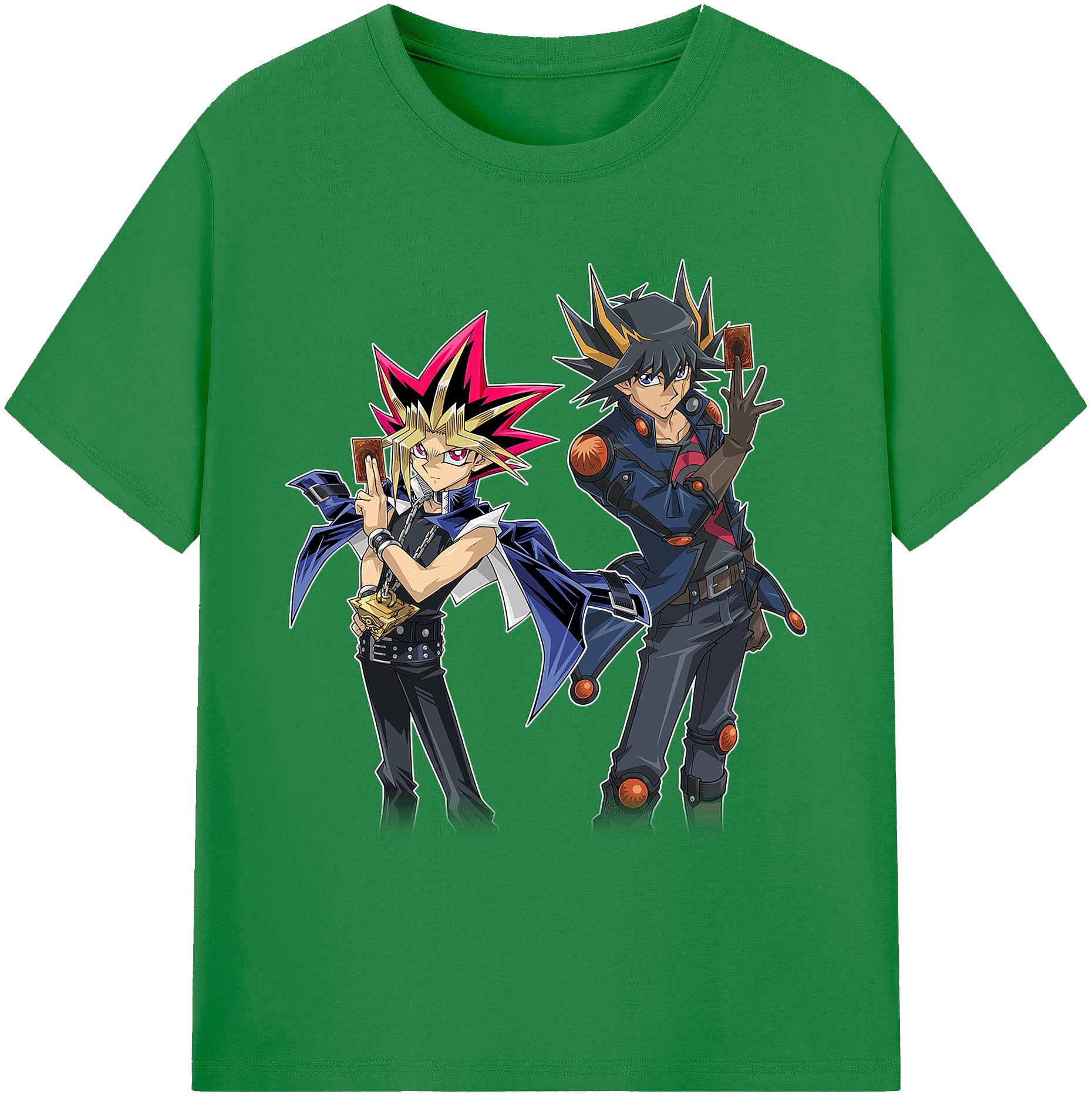 （画像用） 遊☆戯☆王 Yu-Gi-Oh! 綿100％ メンズ半袖Tシャツ｜肌触りやわらか＆通気性