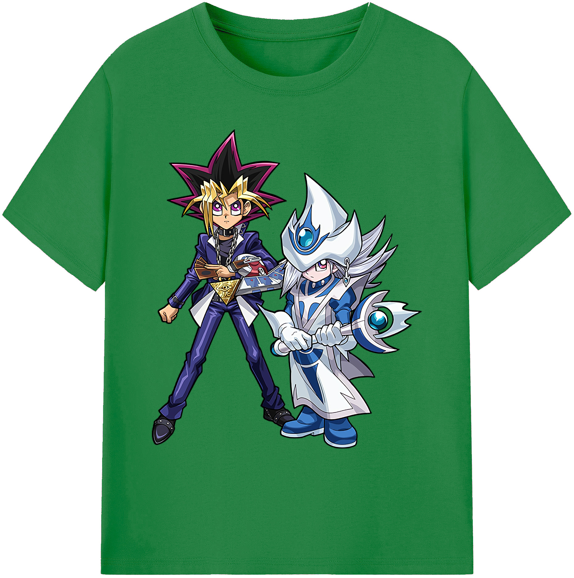 （画像用） 遊☆戯☆王 Yu-Gi-Oh! 綿100％ メンズ半袖Tシャツ｜肌触りやわらか＆通気性