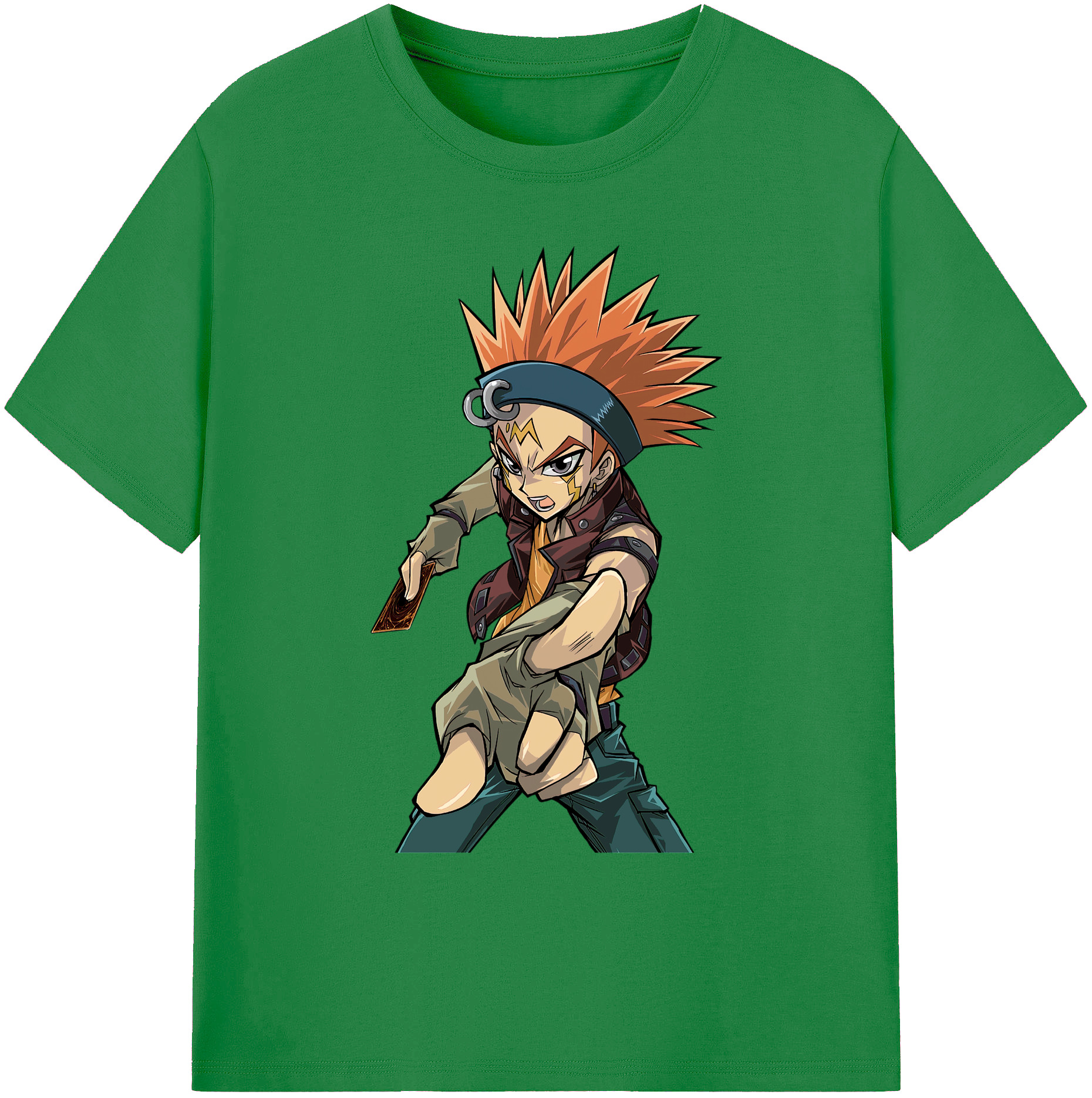 遊☆戯☆王 Yu-Gi-Oh! 綿100％ メンズ半袖Tシャツ｜肌触りやわらか＆通気性