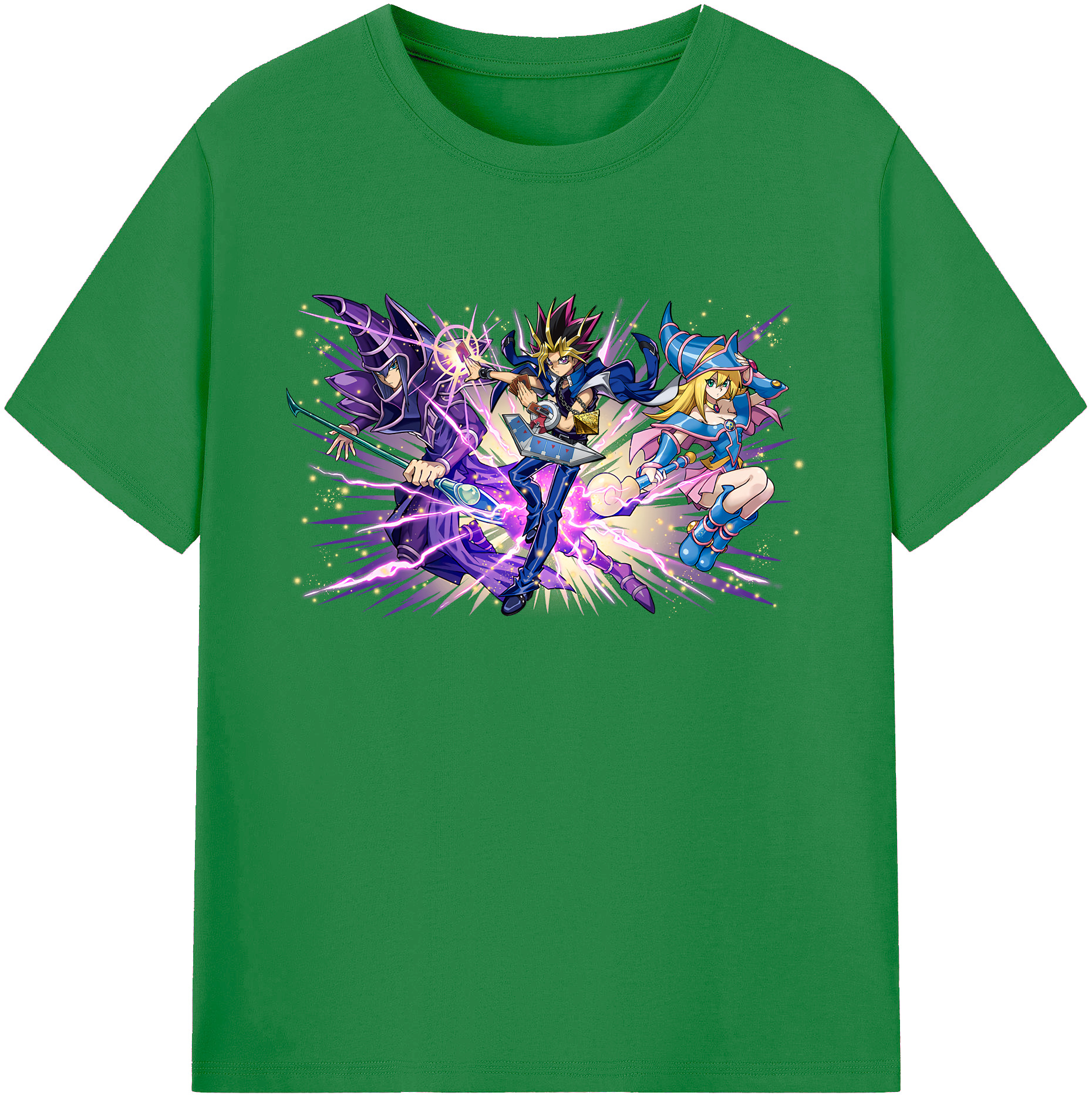遊☆戯☆王 Yu-Gi-Oh! 綿100％ メンズ半袖Tシャツ｜肌触りやわらか＆通気性