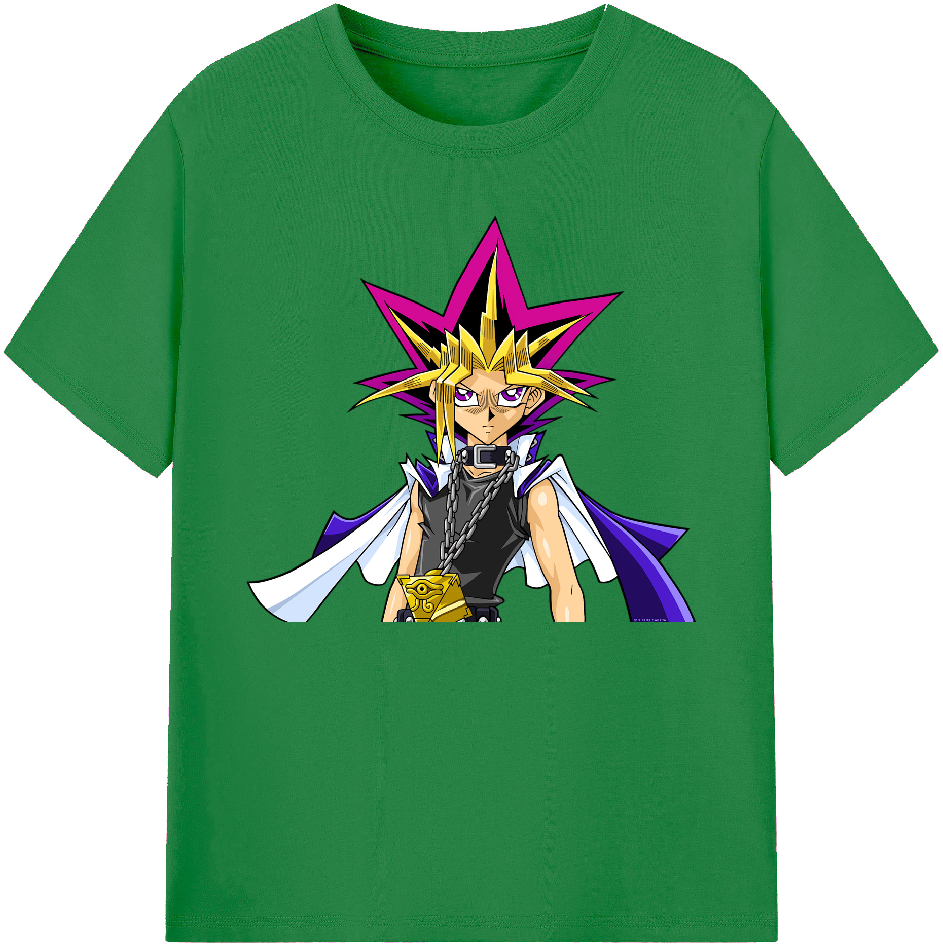 （画像用） 遊☆戯☆王 Yu-Gi-Oh! 綿100％ メンズ半袖Tシャツ｜肌触りやわらか＆通気性