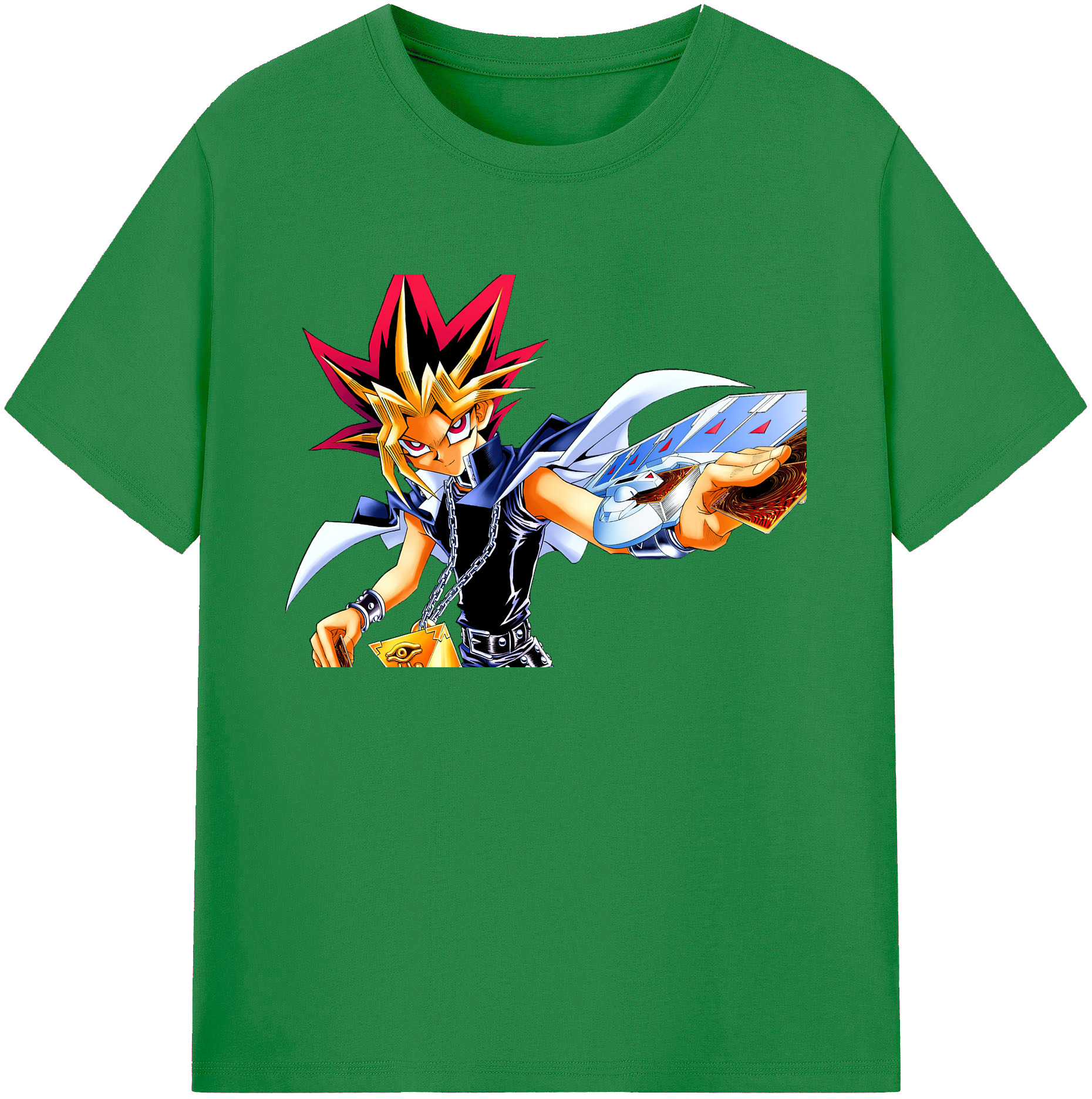 （画像用） 遊☆戯☆王 Yu-Gi-Oh! 綿100％ メンズ半袖Tシャツ｜肌触りやわらか＆通気性