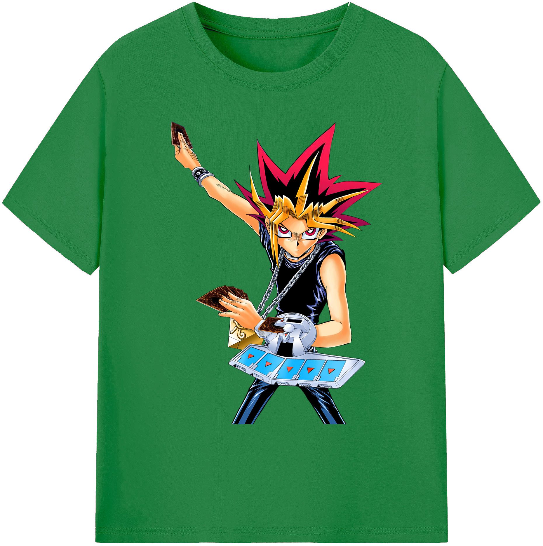 （画像用） 遊☆戯☆王 Yu-Gi-Oh! 綿100％ メンズ半袖Tシャツ｜肌触りやわらか＆通気性
