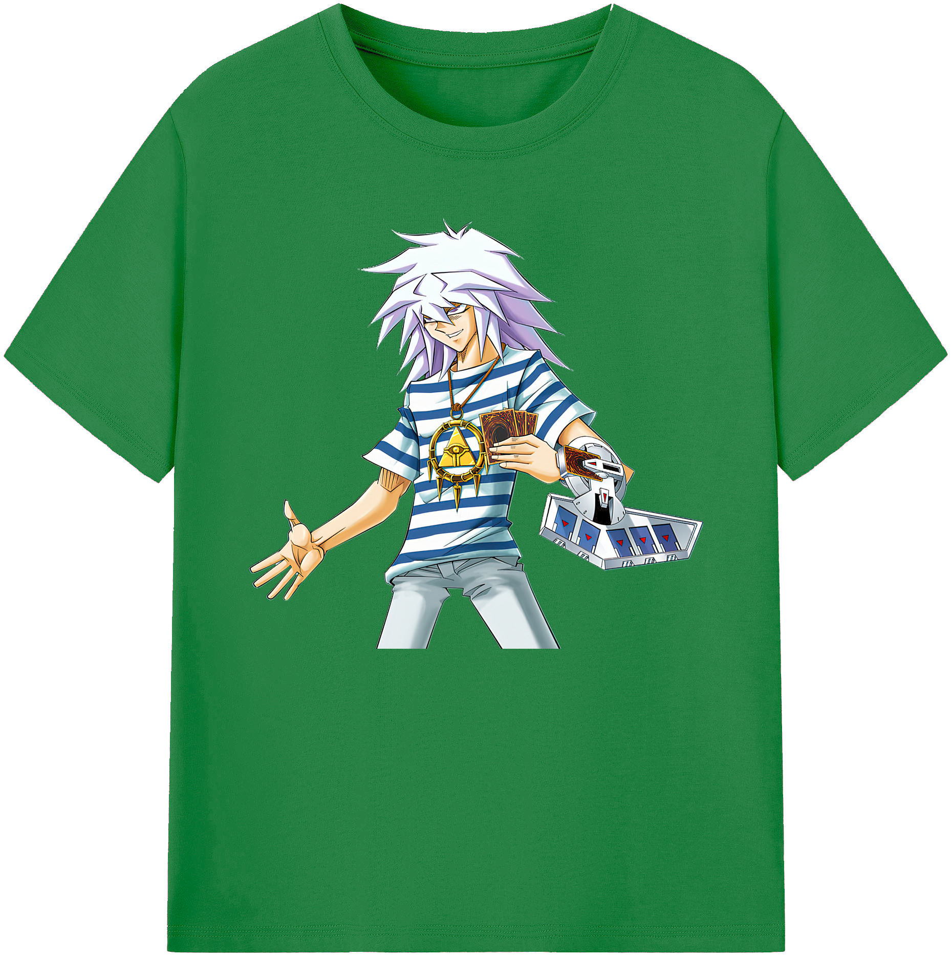 （画像用） 遊☆戯☆王 Yu-Gi-Oh! 綿100％ メンズ半袖Tシャツ｜肌触りやわらか＆通気性