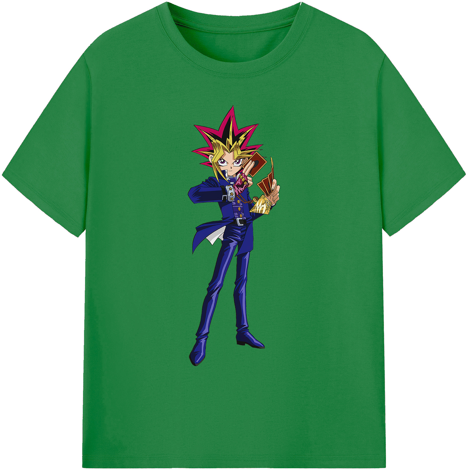 （画像用） 遊☆戯☆王 Yu-Gi-Oh! 綿100％ メンズ半袖Tシャツ｜肌触りやわらか＆通気性
