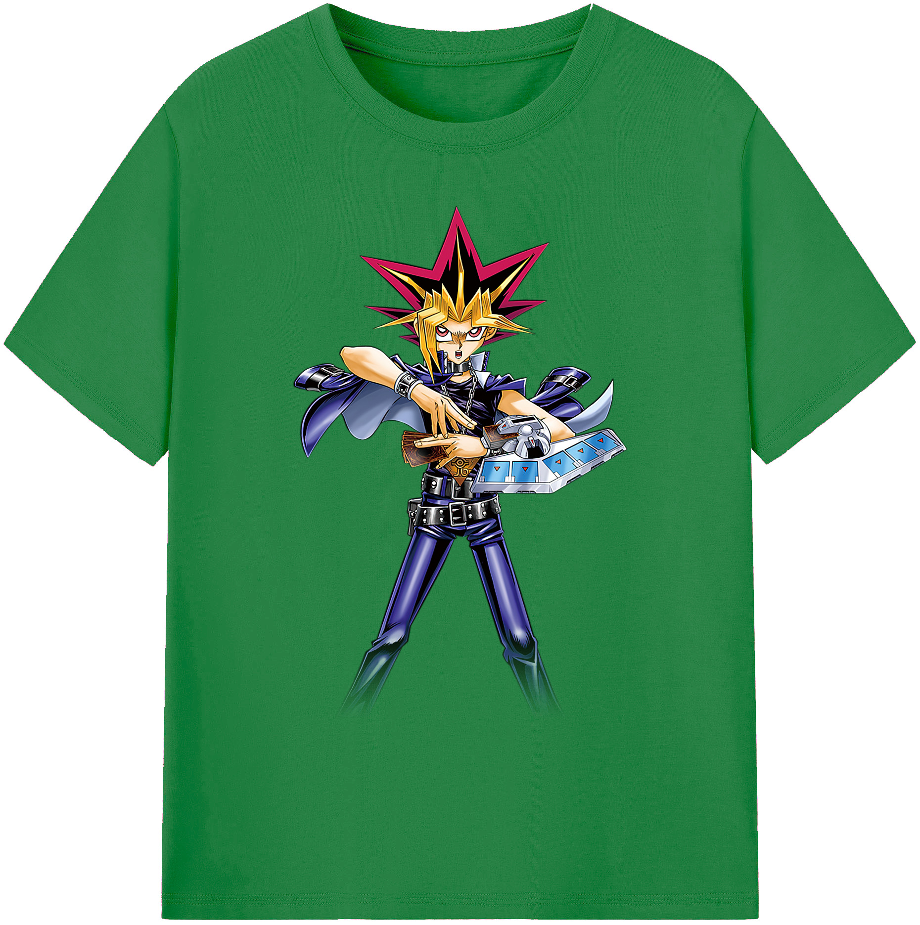（画像用） 遊☆戯☆王 Yu-Gi-Oh! 綿100％ メンズ半袖Tシャツ｜肌触りやわらか＆通気性