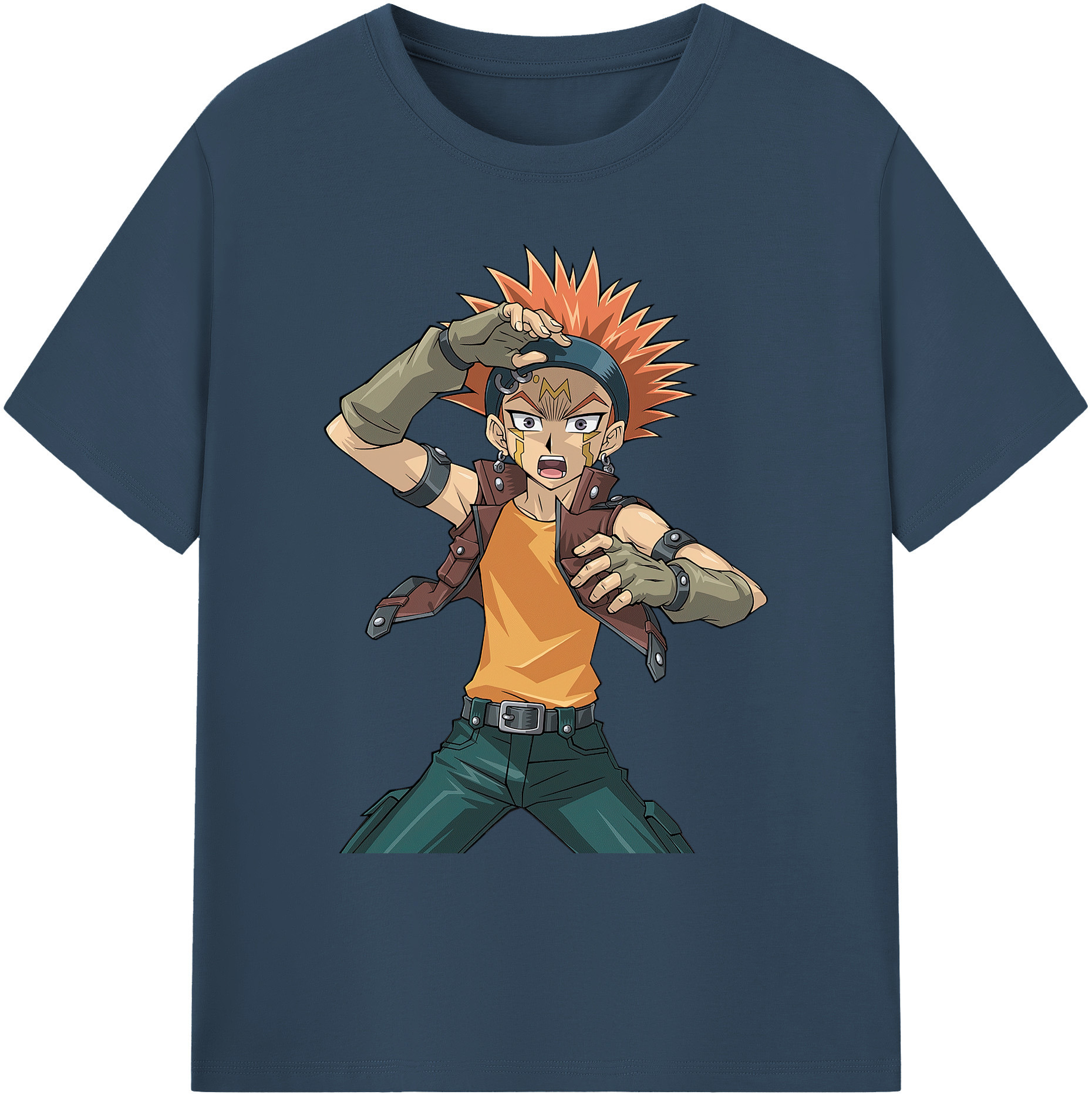 （画像用） 遊☆戯☆王 Yu-Gi-Oh! 綿100％ メンズ半袖Tシャツ｜肌触りやわらか＆通気性