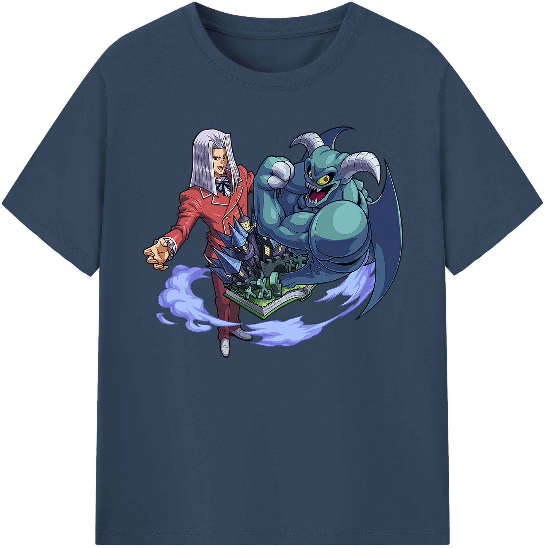 （画像用） 遊☆戯☆王 Yu-Gi-Oh! 綿100％ メンズ半袖Tシャツ｜肌触りやわらか＆通気性