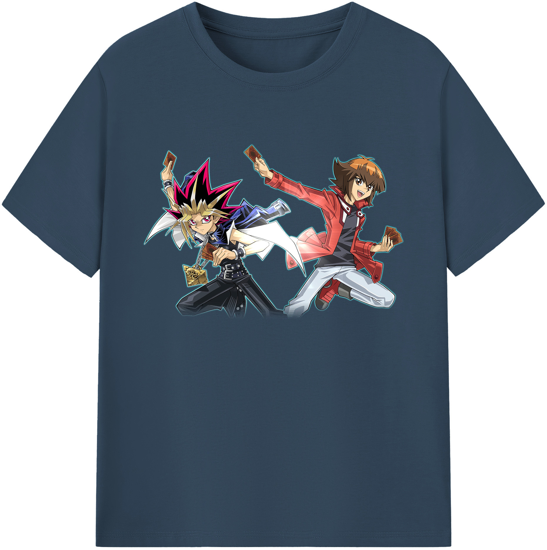 （画像用） 遊☆戯☆王 Yu-Gi-Oh! 綿100％ メンズ半袖Tシャツ｜肌触りやわらか＆通気性