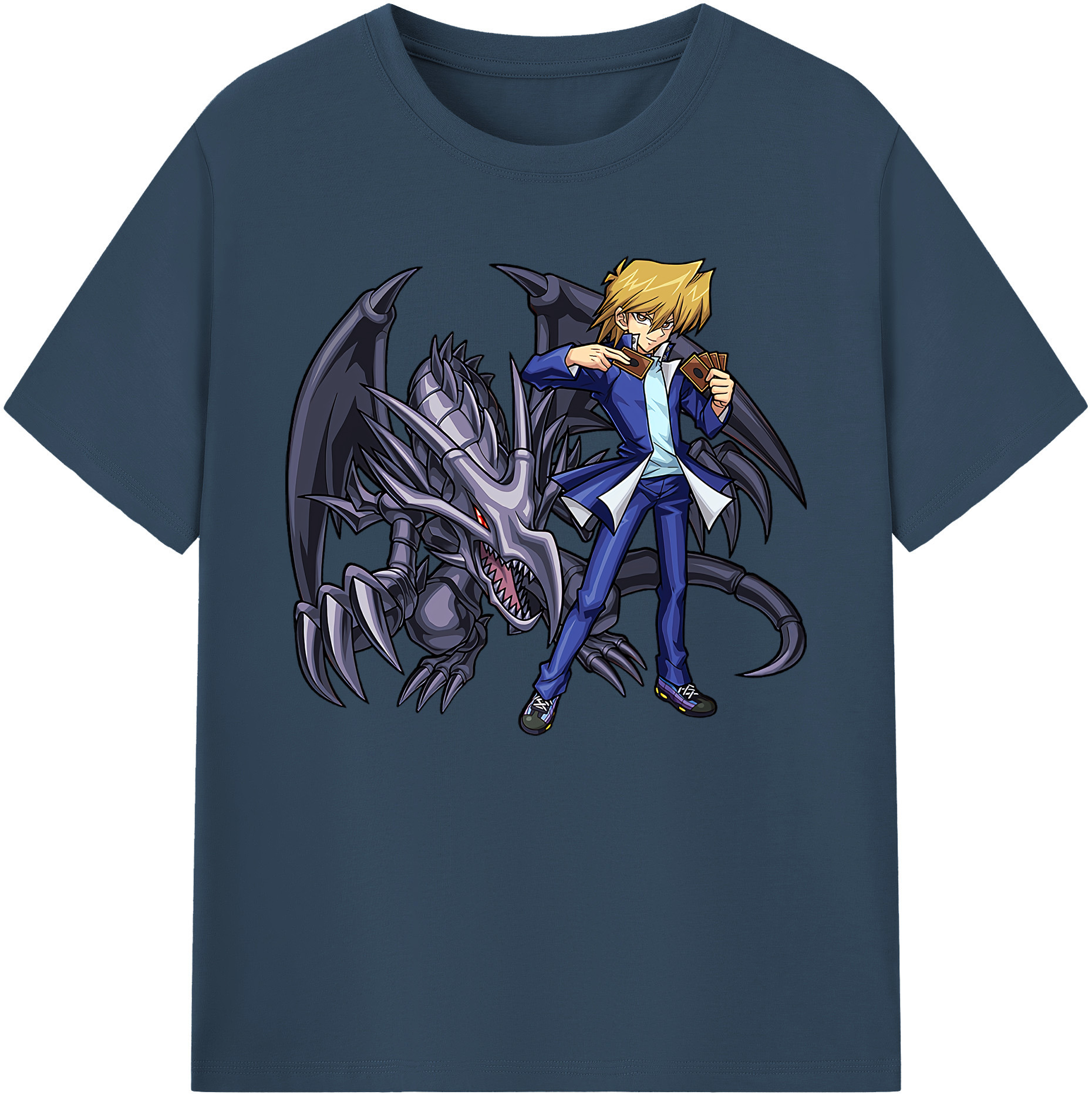 （画像用） 遊☆戯☆王 Yu-Gi-Oh! 綿100％ メンズ半袖Tシャツ｜肌触りやわらか＆通気性