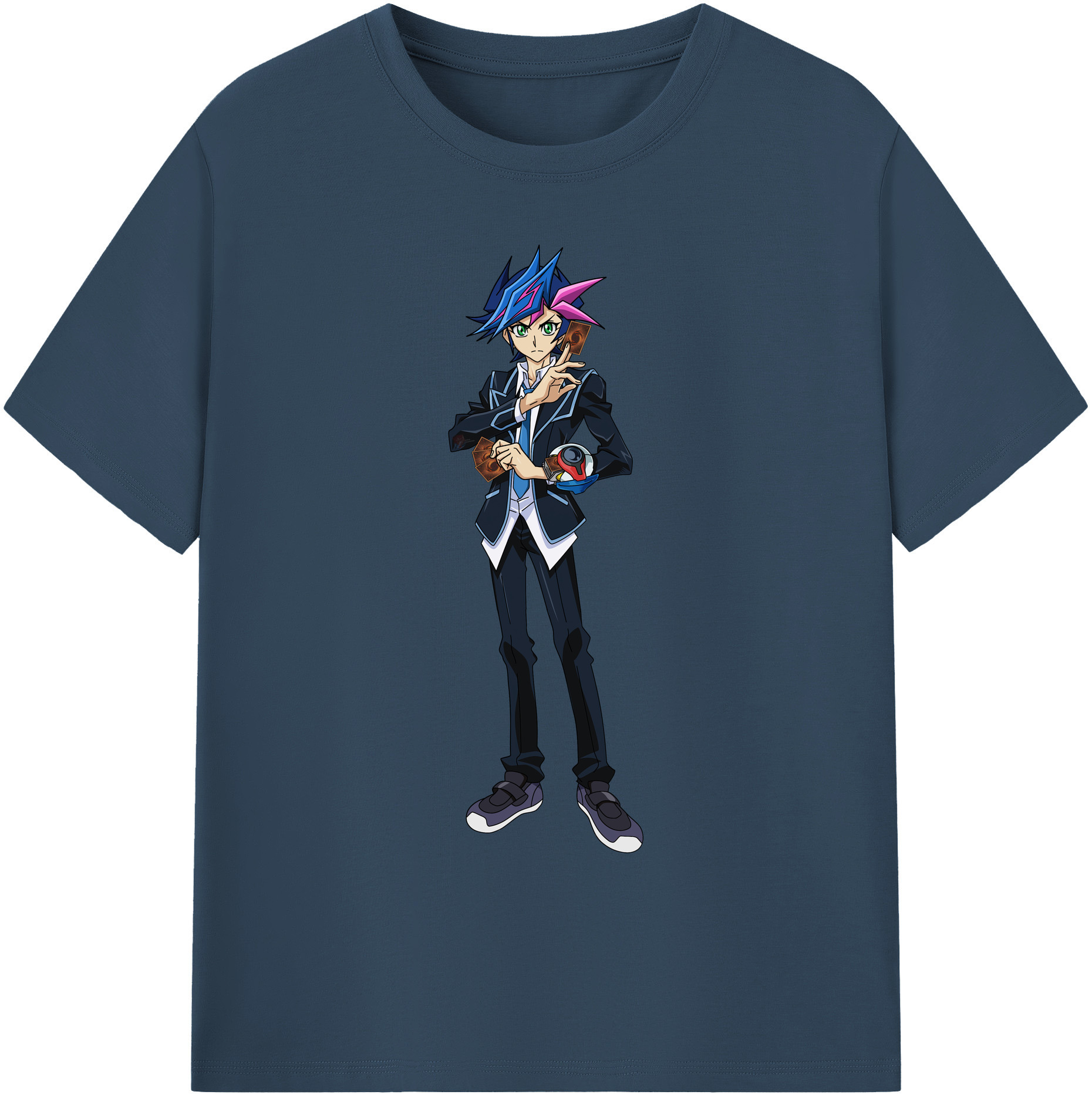 （画像用） 遊☆戯☆王 Yu-Gi-Oh! 綿100％ メンズ半袖Tシャツ｜肌触りやわらか＆通気性