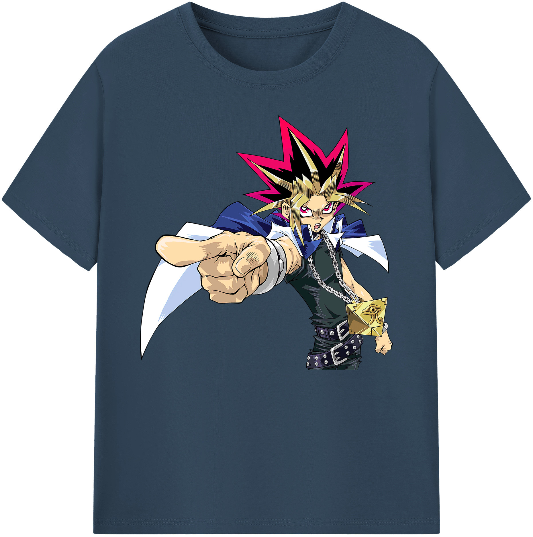 （画像用） 遊☆戯☆王 Yu-Gi-Oh! 綿100％ メンズ半袖Tシャツ｜肌触りやわらか＆通気性