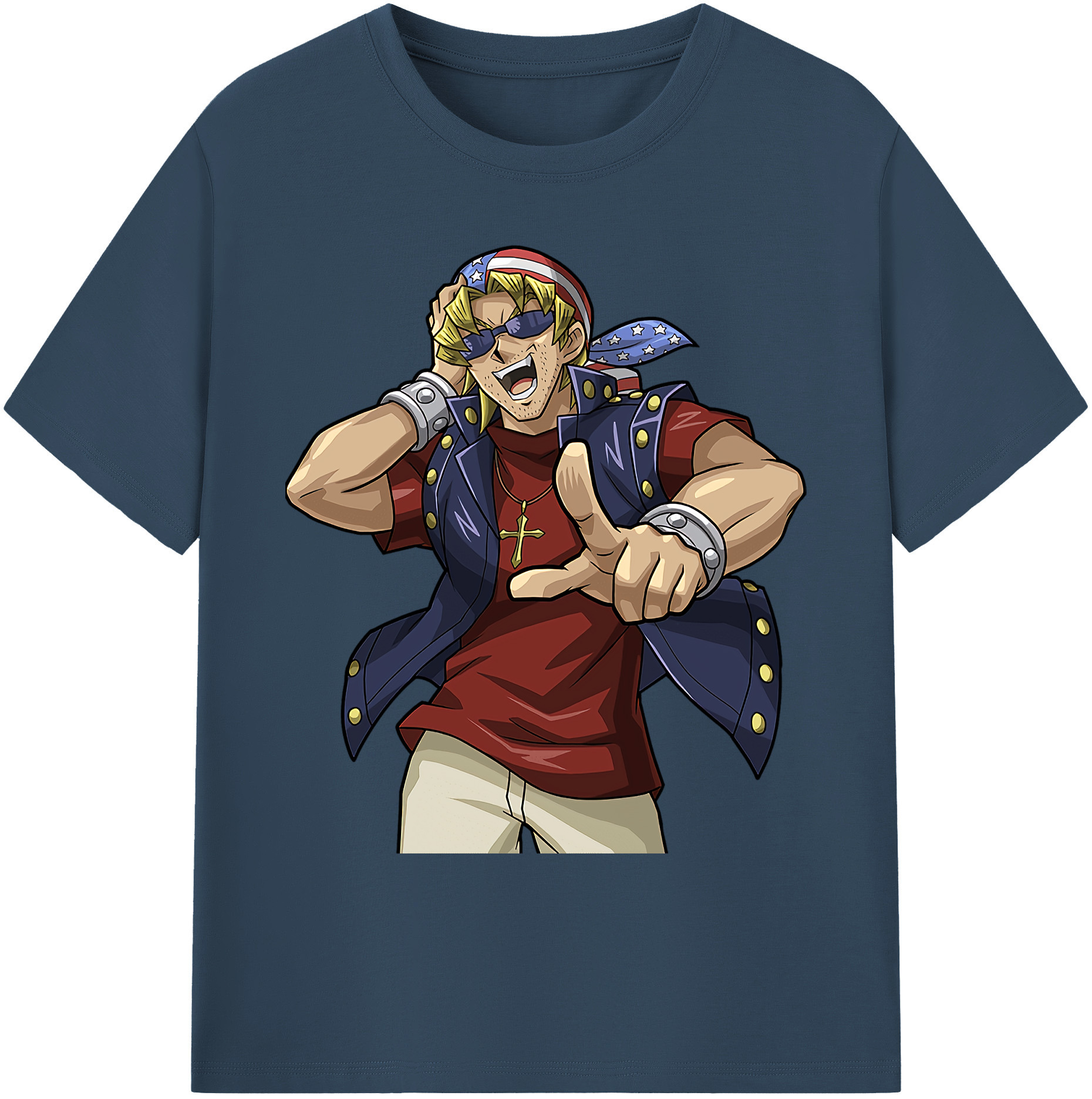 （画像用） 遊☆戯☆王 Yu-Gi-Oh! 綿100％ メンズ半袖Tシャツ｜肌触りやわらか＆通気性