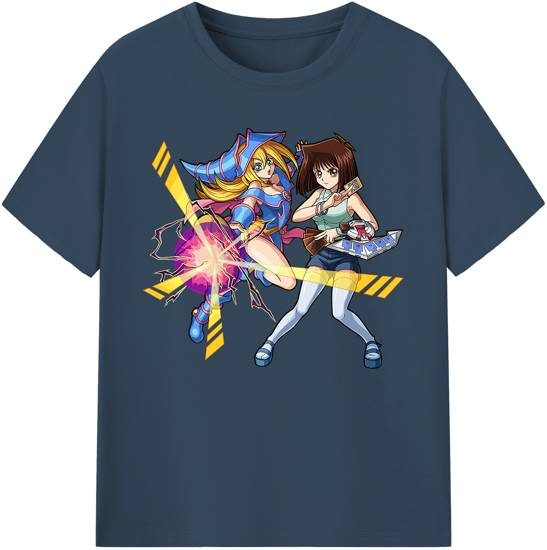 （画像用） 遊☆戯☆王 Yu-Gi-Oh! 綿100％ メンズ半袖Tシャツ｜肌触りやわらか＆通気性
