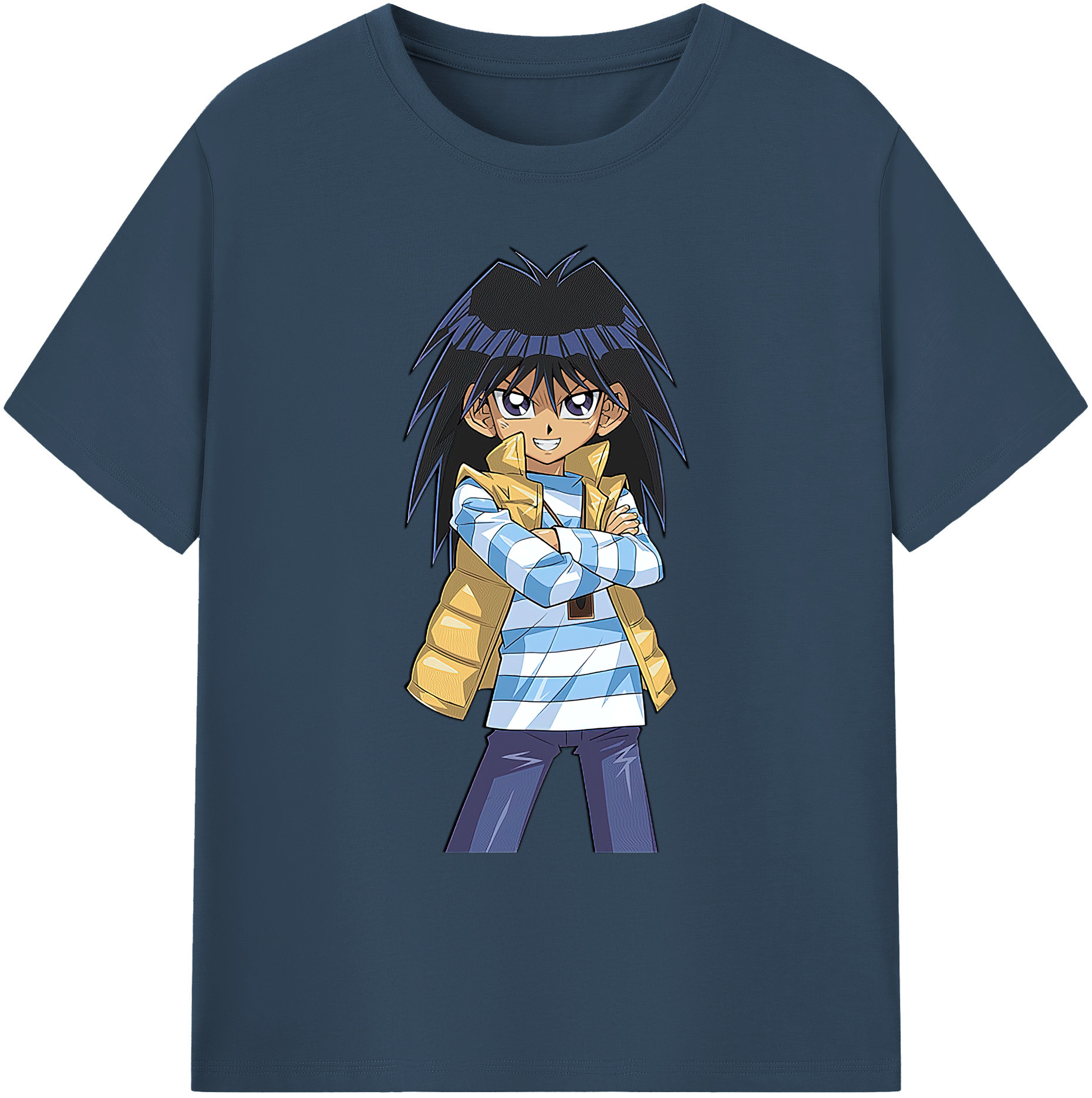 （画像用） 遊☆戯☆王 Yu-Gi-Oh! 綿100％ メンズ半袖Tシャツ｜肌触りやわらか＆通気性