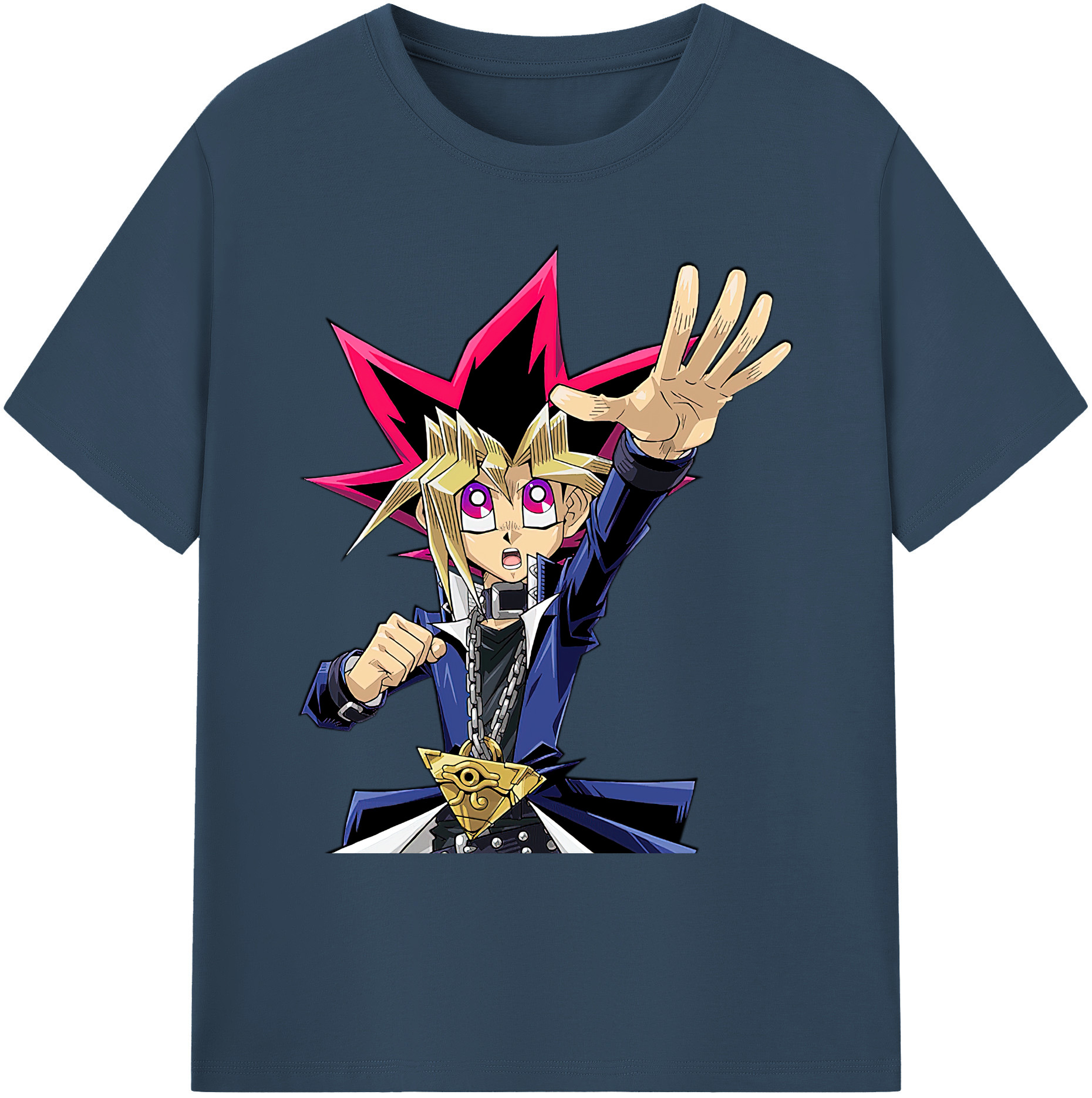 （画像用） 遊☆戯☆王 Yu-Gi-Oh! 綿100％ メンズ半袖Tシャツ｜肌触りやわらか＆通気性