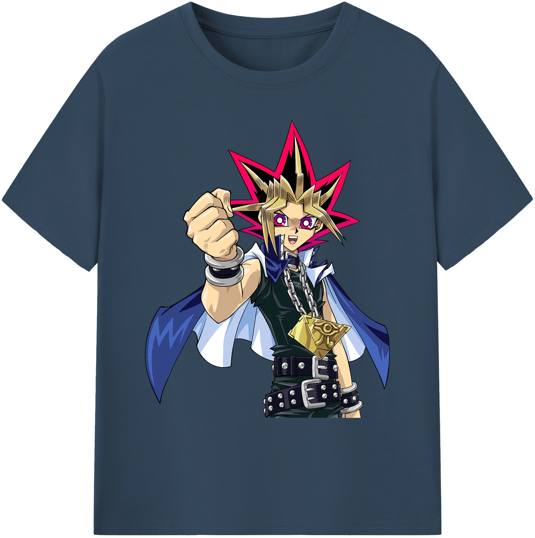（画像用） 遊☆戯☆王 Yu-Gi-Oh! 綿100％ メンズ半袖Tシャツ｜肌触りやわらか＆通気性