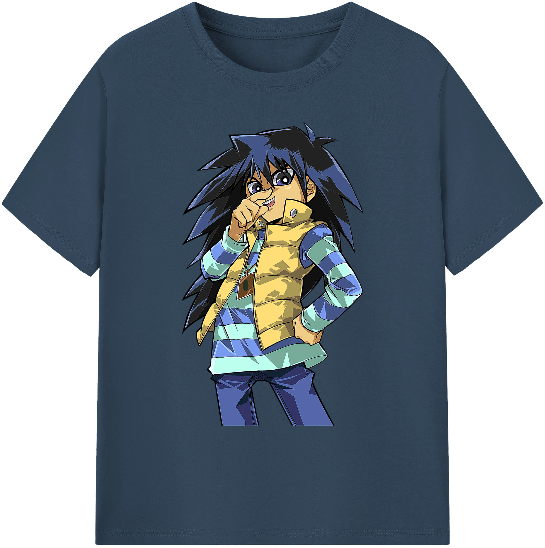 （画像用） 遊☆戯☆王 Yu-Gi-Oh! 綿100％ メンズ半袖Tシャツ｜肌触りやわらか＆通気性