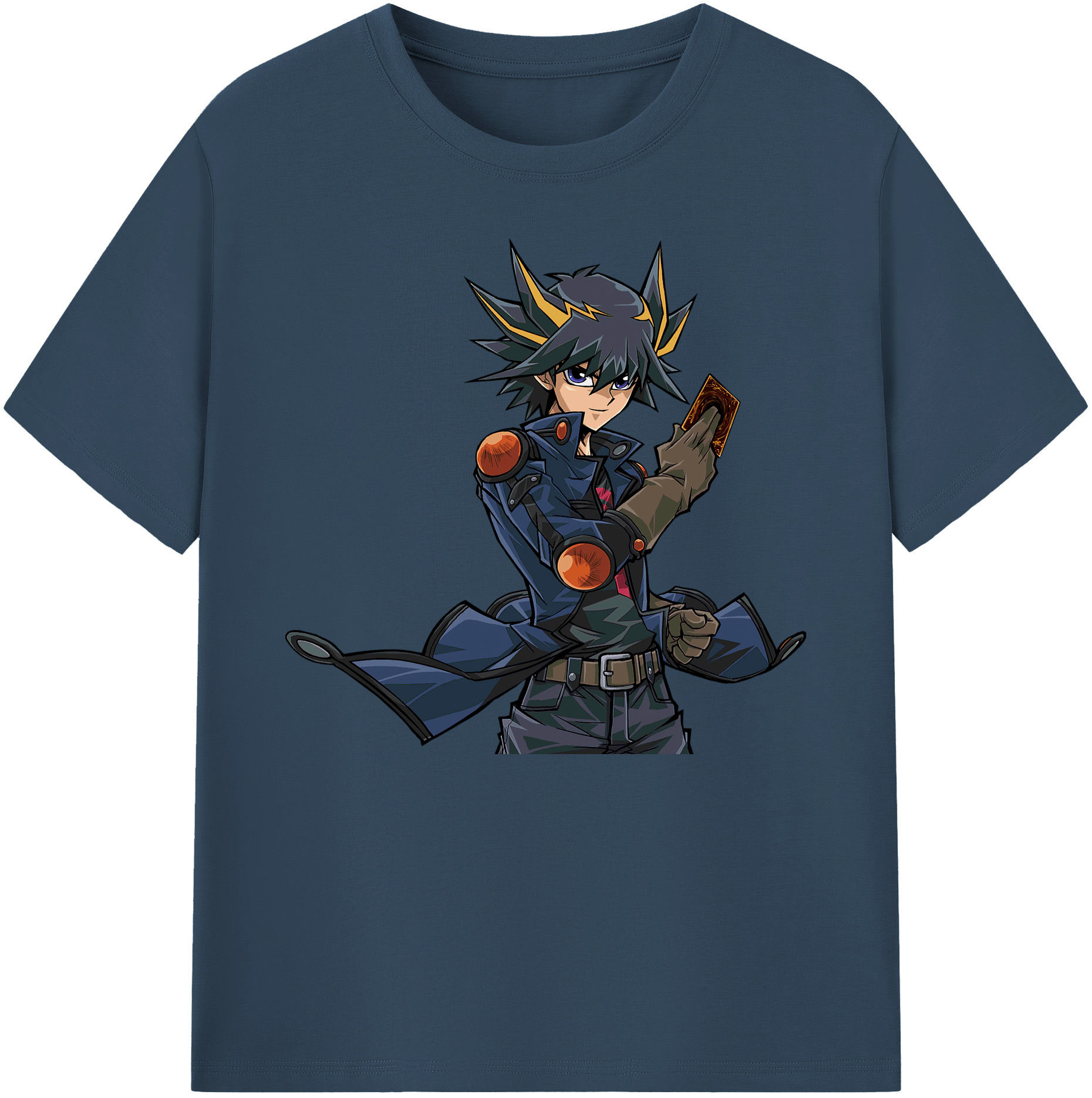 （画像用） 遊☆戯☆王 Yu-Gi-Oh! 綿100％ メンズ半袖Tシャツ｜肌触りやわらか＆通気性