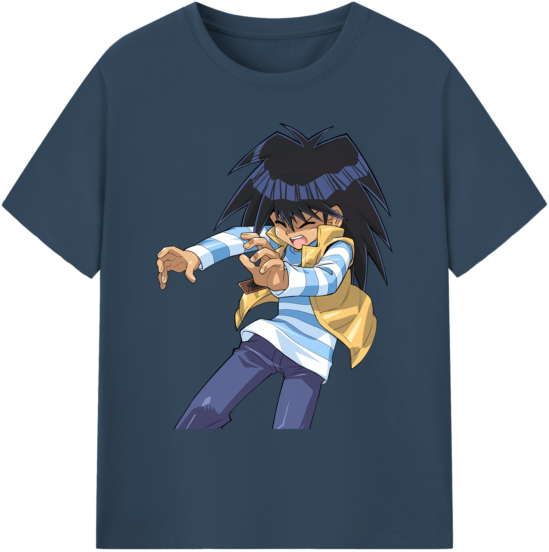 （画像用） 遊☆戯☆王 Yu-Gi-Oh! 綿100％ メンズ半袖Tシャツ｜肌触りやわらか＆通気性