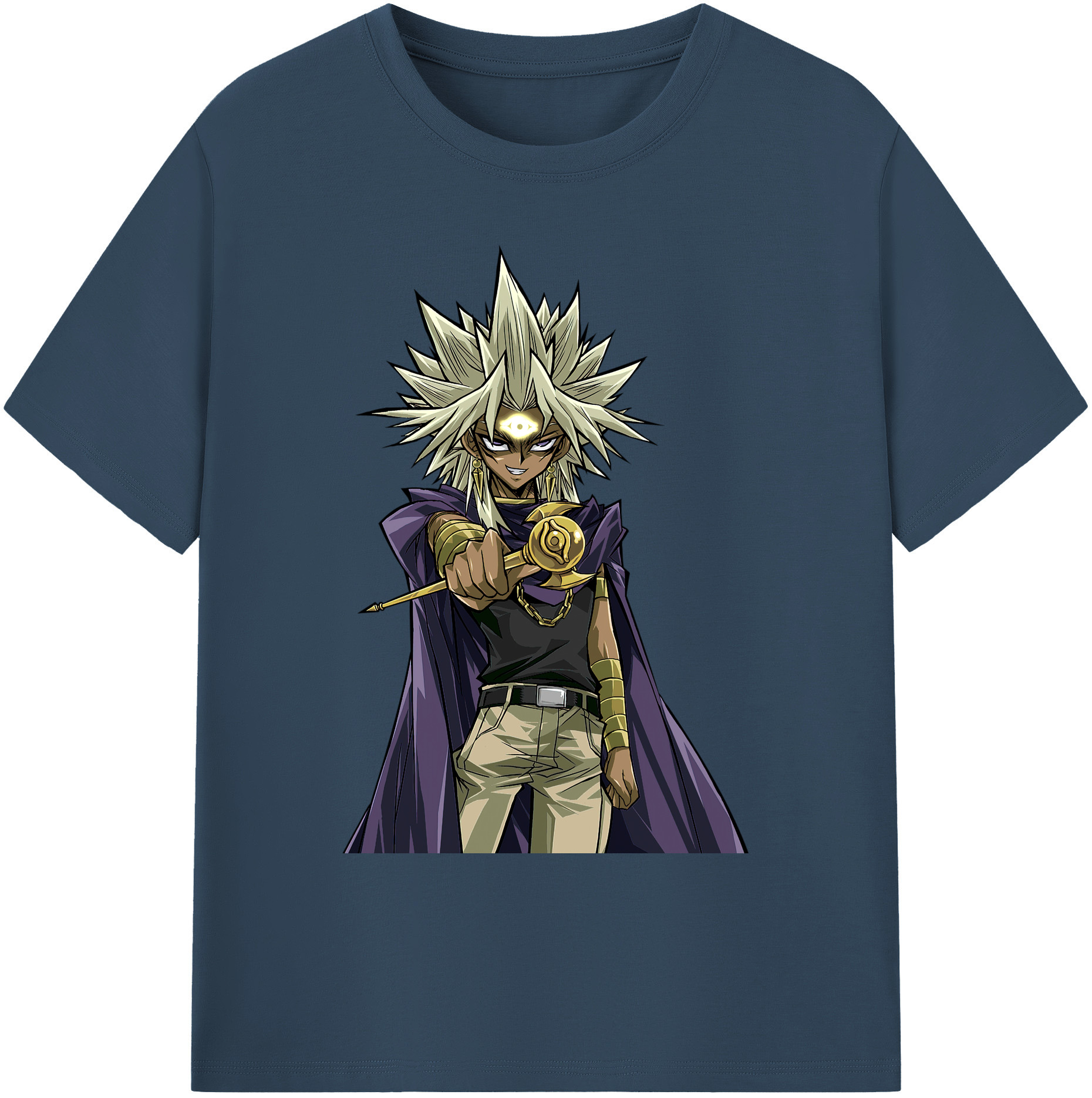 （画像用） 遊☆戯☆王 Yu-Gi-Oh! 綿100％ メンズ半袖Tシャツ｜肌触りやわらか＆通気性