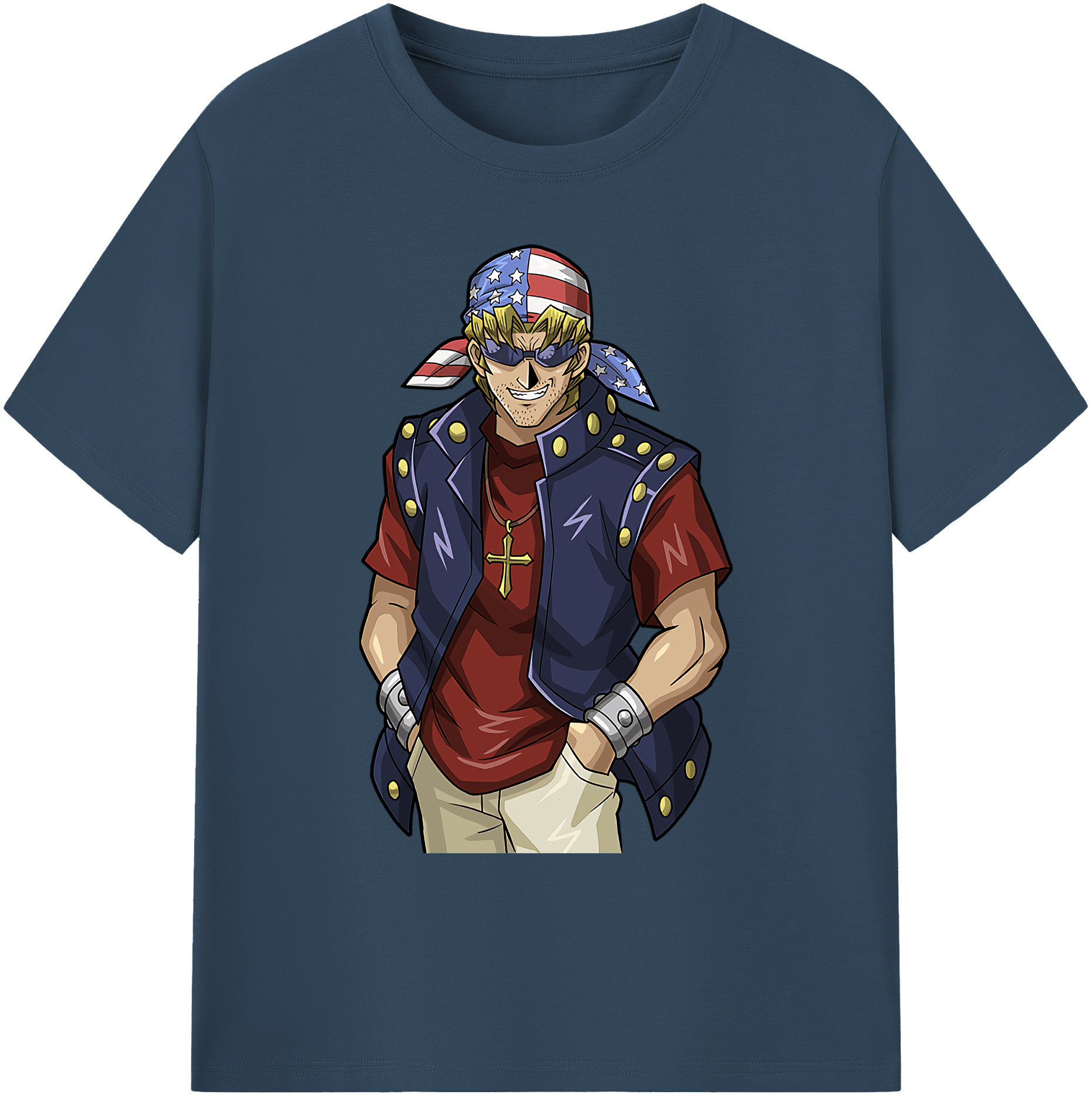 （画像用） 遊☆戯☆王 Yu-Gi-Oh! 綿100％ メンズ半袖Tシャツ｜肌触りやわらか＆通気性