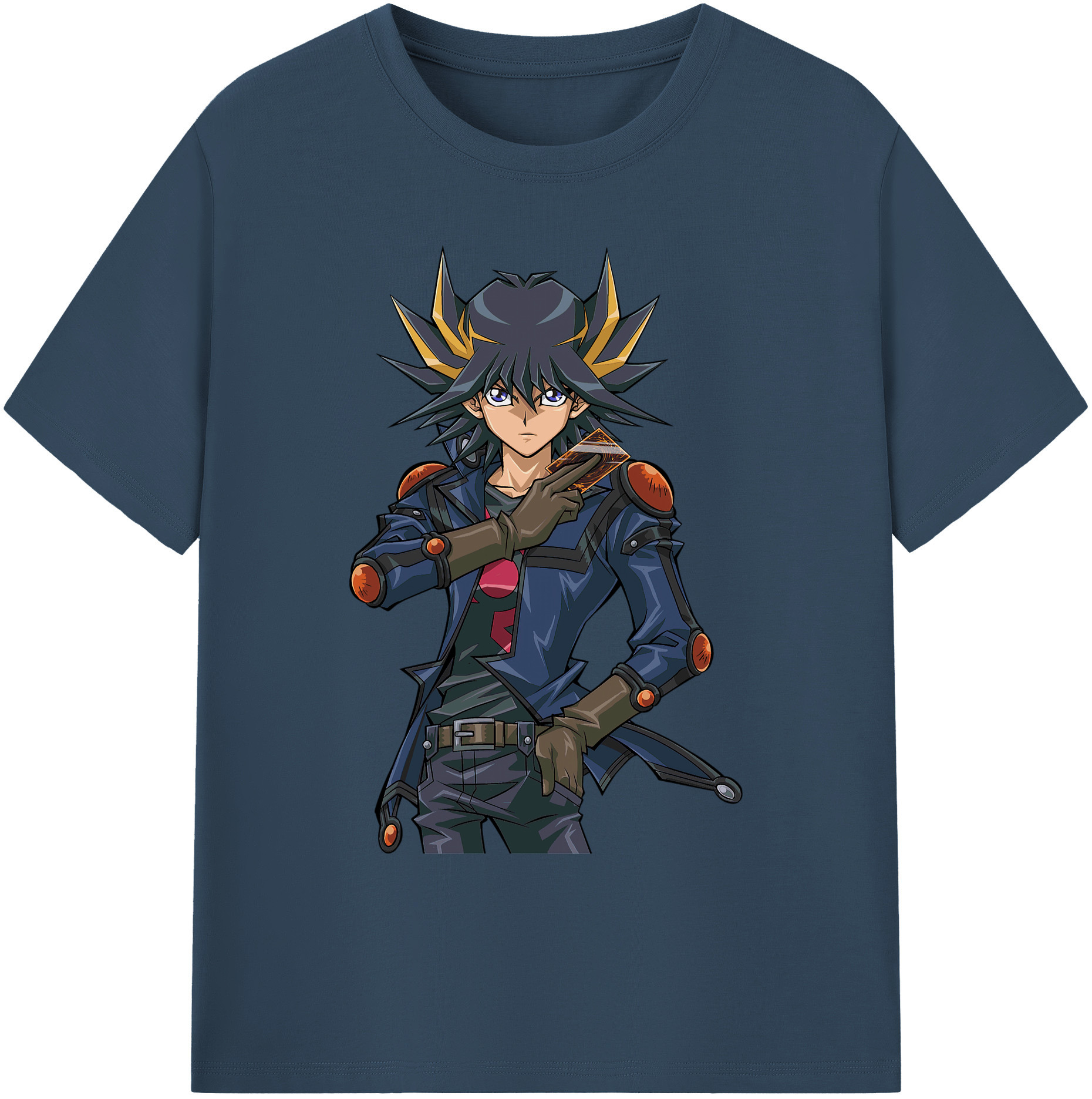（画像用） 遊☆戯☆王 Yu-Gi-Oh! 綿100％ メンズ半袖Tシャツ｜肌触りやわらか＆通気性