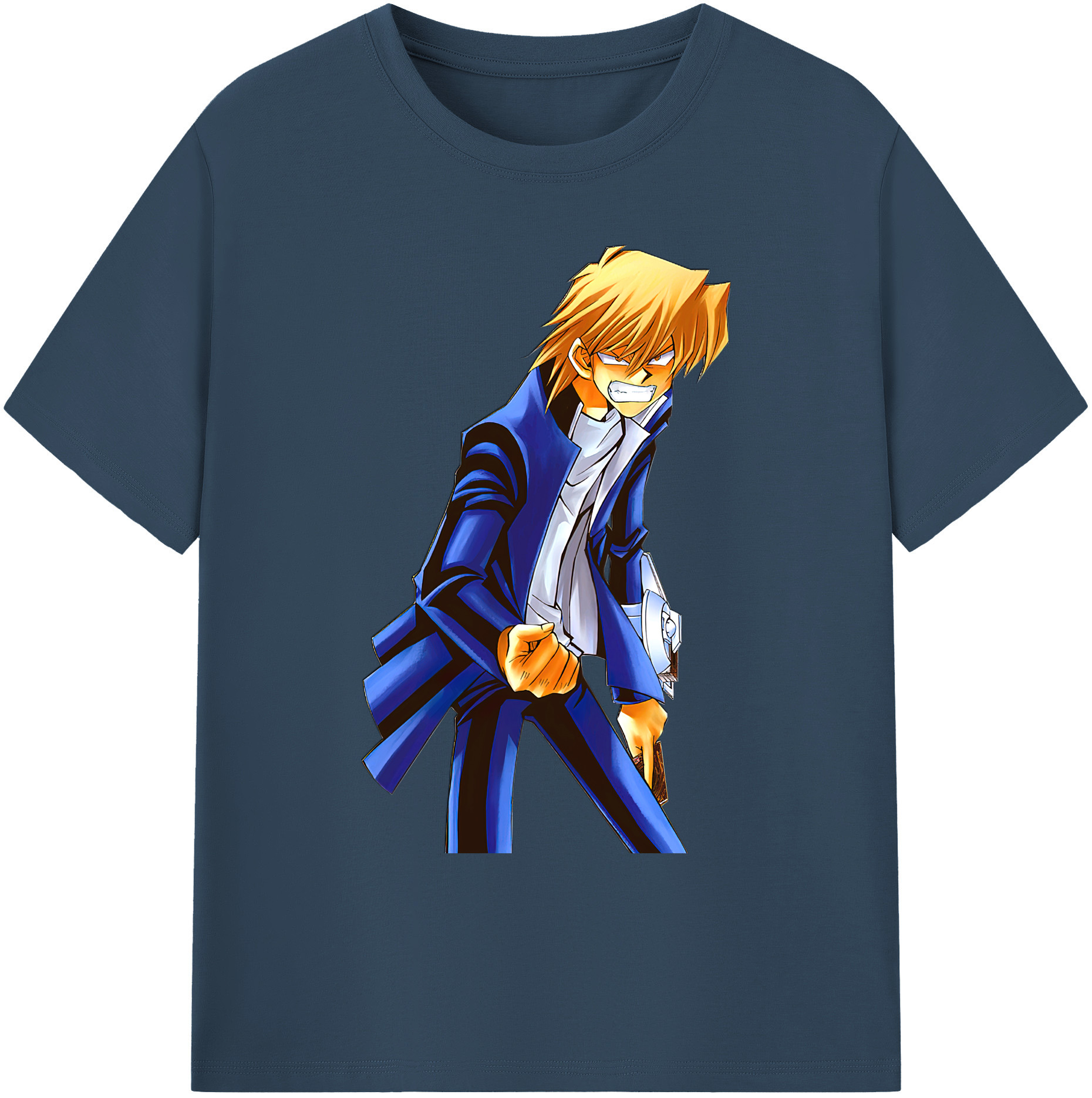 （画像用） 遊☆戯☆王 Yu-Gi-Oh! 綿100％ メンズ半袖Tシャツ｜肌触りやわらか＆通気性