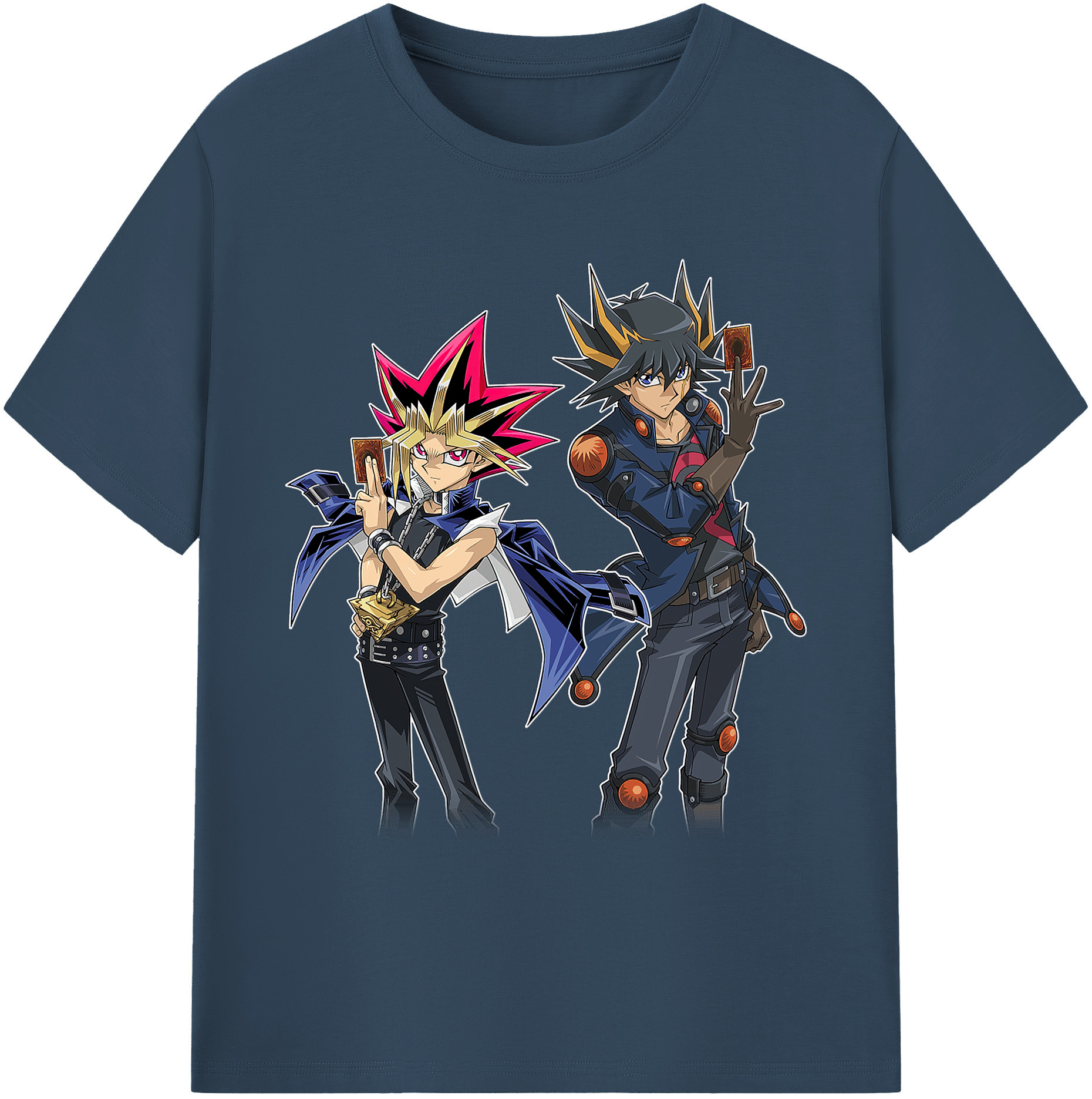 （画像用） 遊☆戯☆王 Yu-Gi-Oh! 綿100％ メンズ半袖Tシャツ｜肌触りやわらか＆通気性