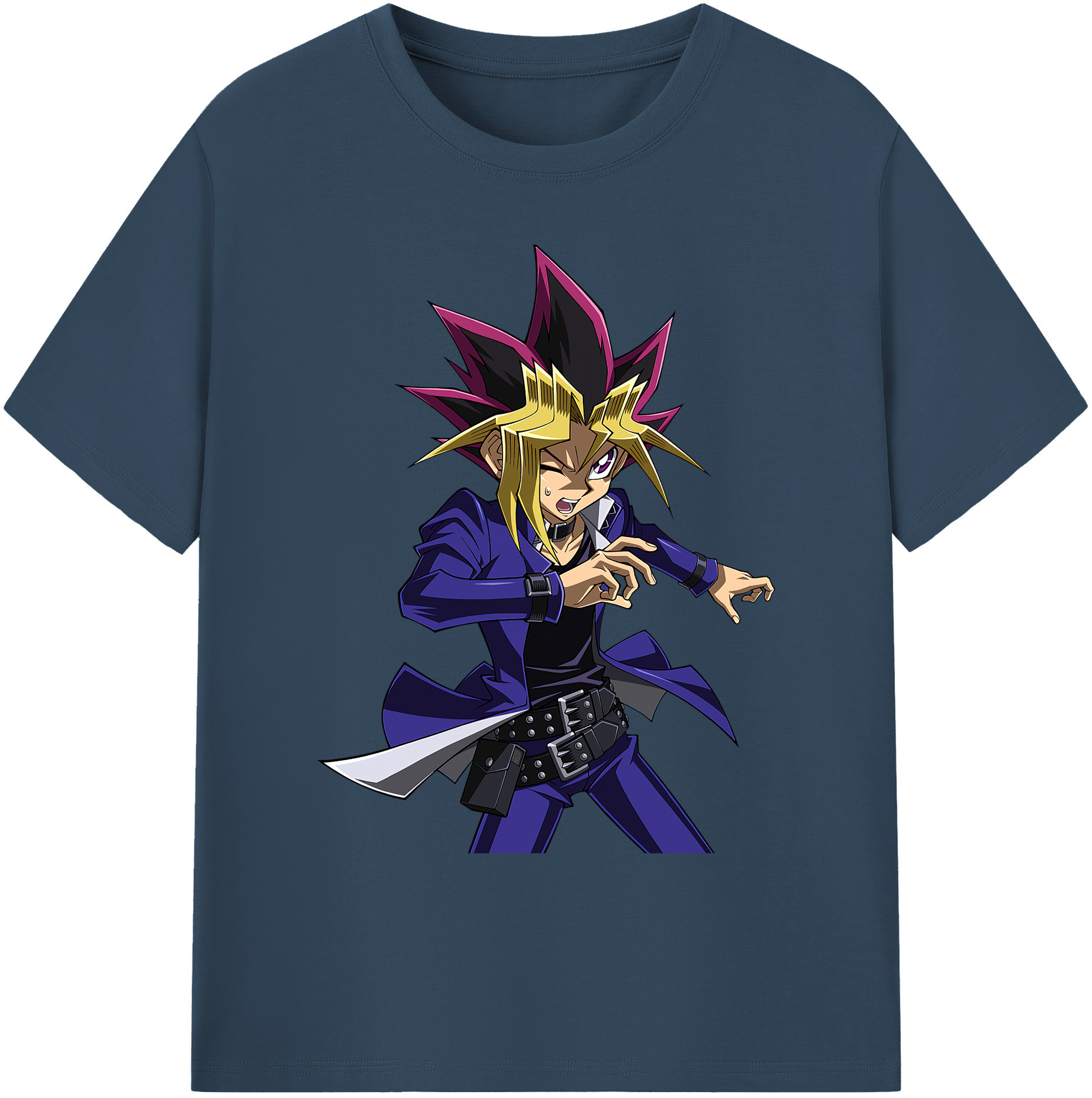 （画像用） 遊☆戯☆王 Yu-Gi-Oh! 綿100％ メンズ半袖Tシャツ｜肌触りやわらか＆通気性