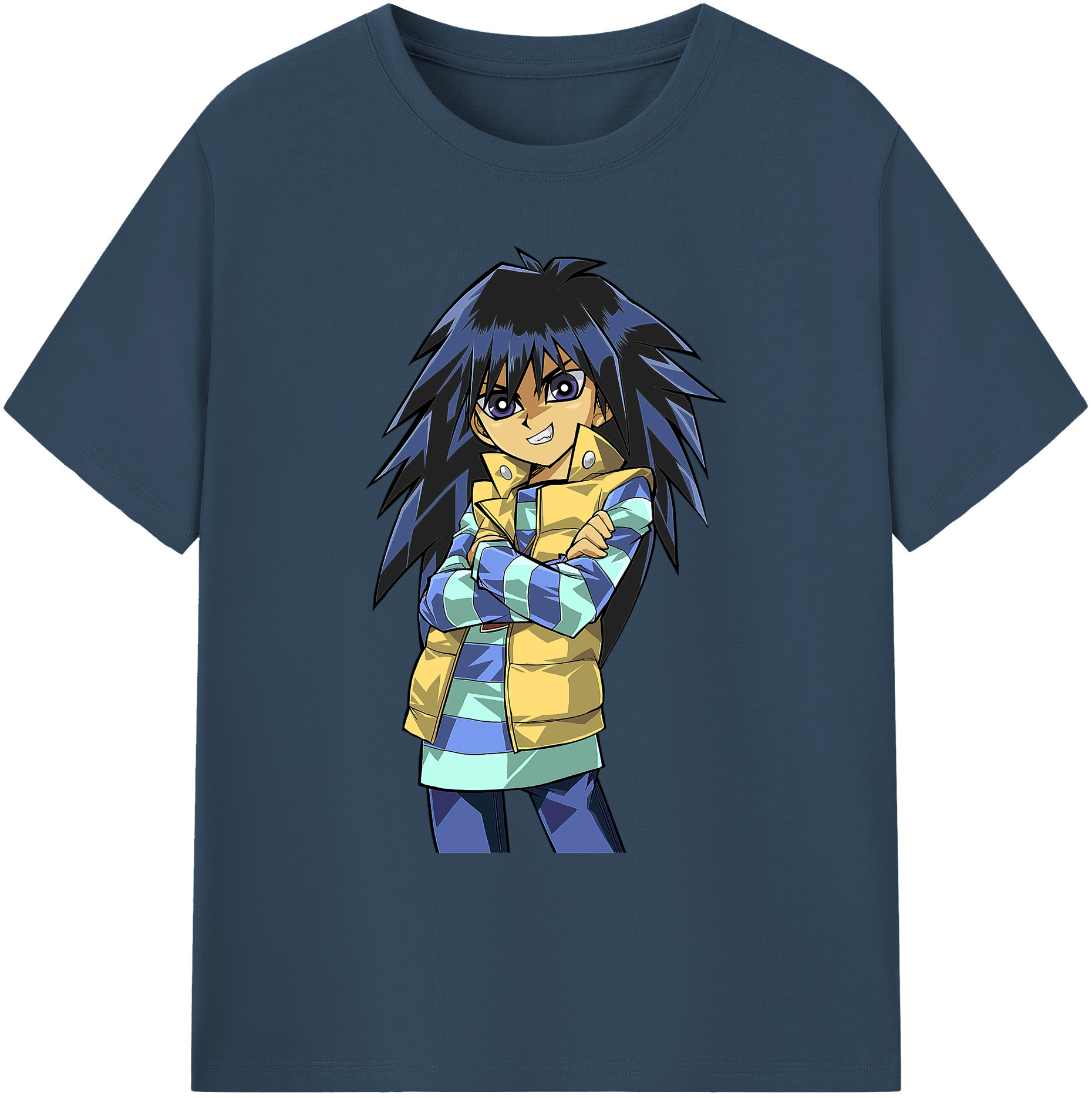 （画像用） 遊☆戯☆王 Yu-Gi-Oh! 綿100％ メンズ半袖Tシャツ｜肌触りやわらか＆通気性