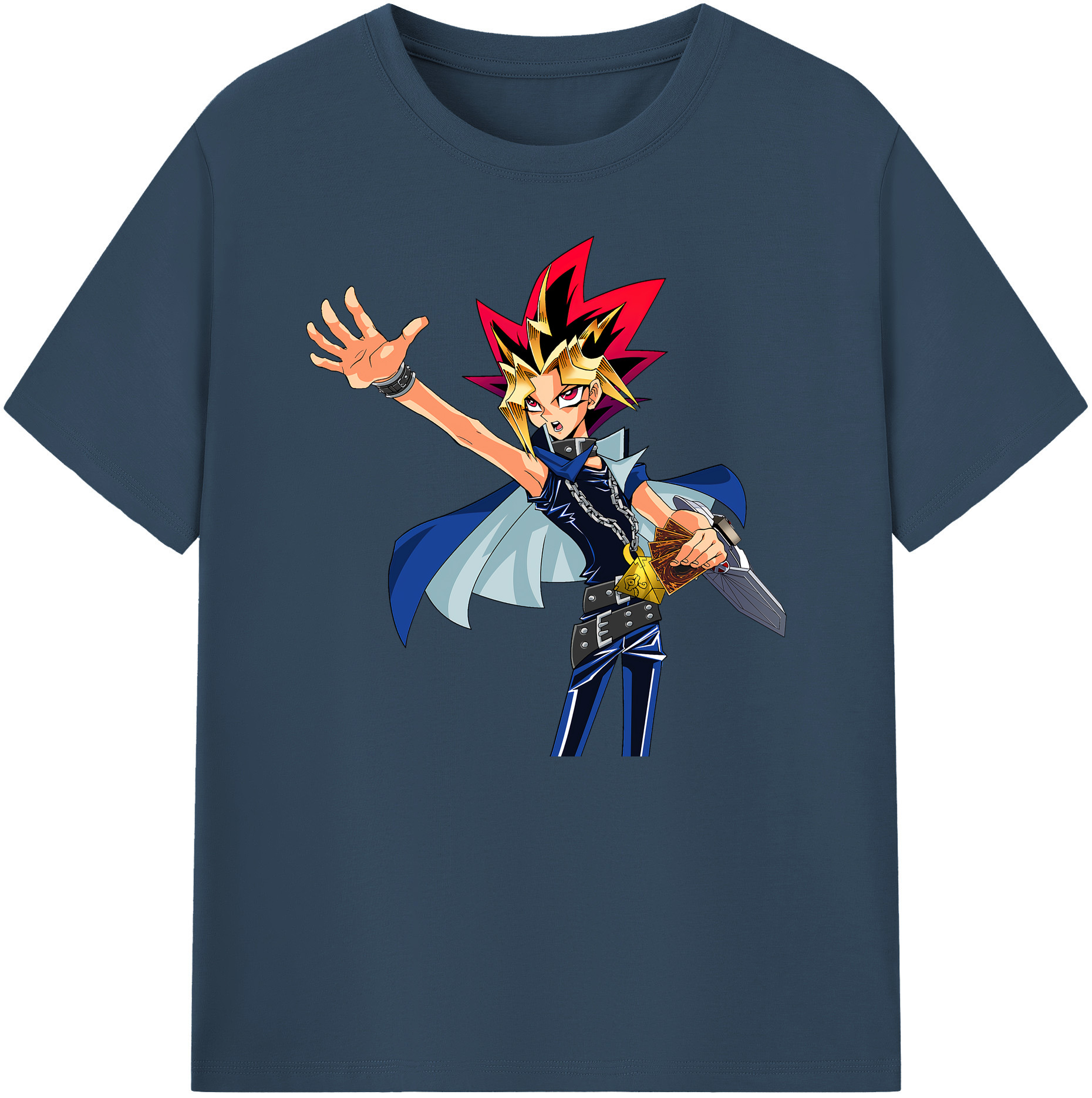 （画像用） 遊☆戯☆王 Yu-Gi-Oh! 綿100％ メンズ半袖Tシャツ｜肌触りやわらか＆通気性
