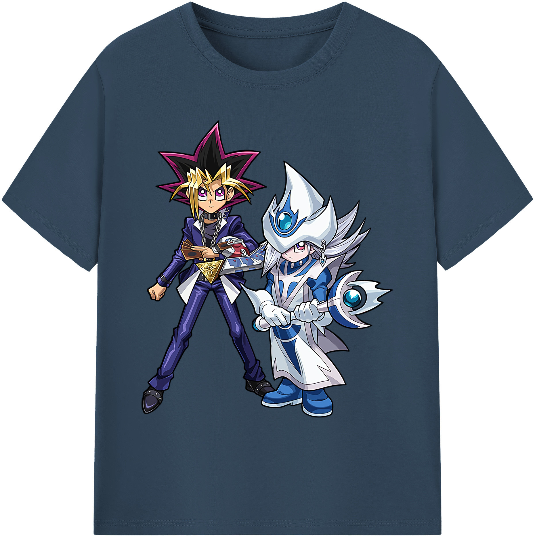 （画像用） 遊☆戯☆王 Yu-Gi-Oh! 綿100％ メンズ半袖Tシャツ｜肌触りやわらか＆通気性