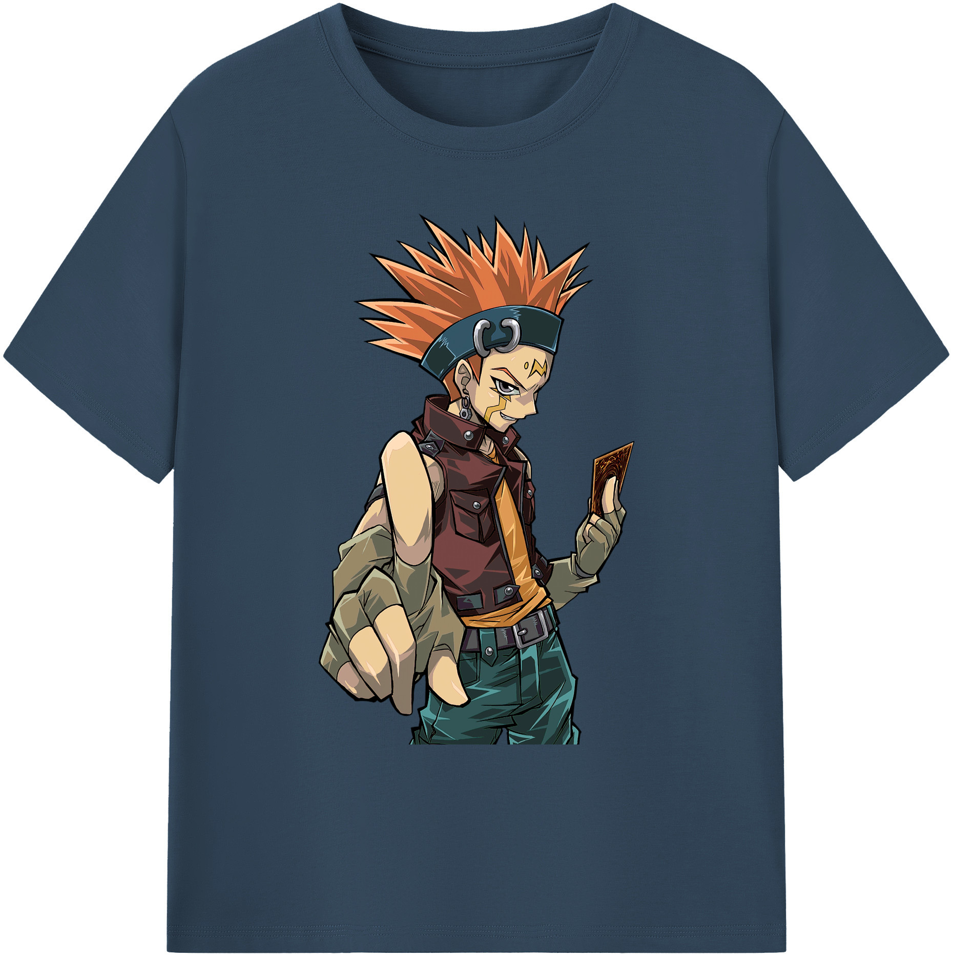 （画像用） 遊☆戯☆王 Yu-Gi-Oh! 綿100％ メンズ半袖Tシャツ｜肌触りやわらか＆通気性