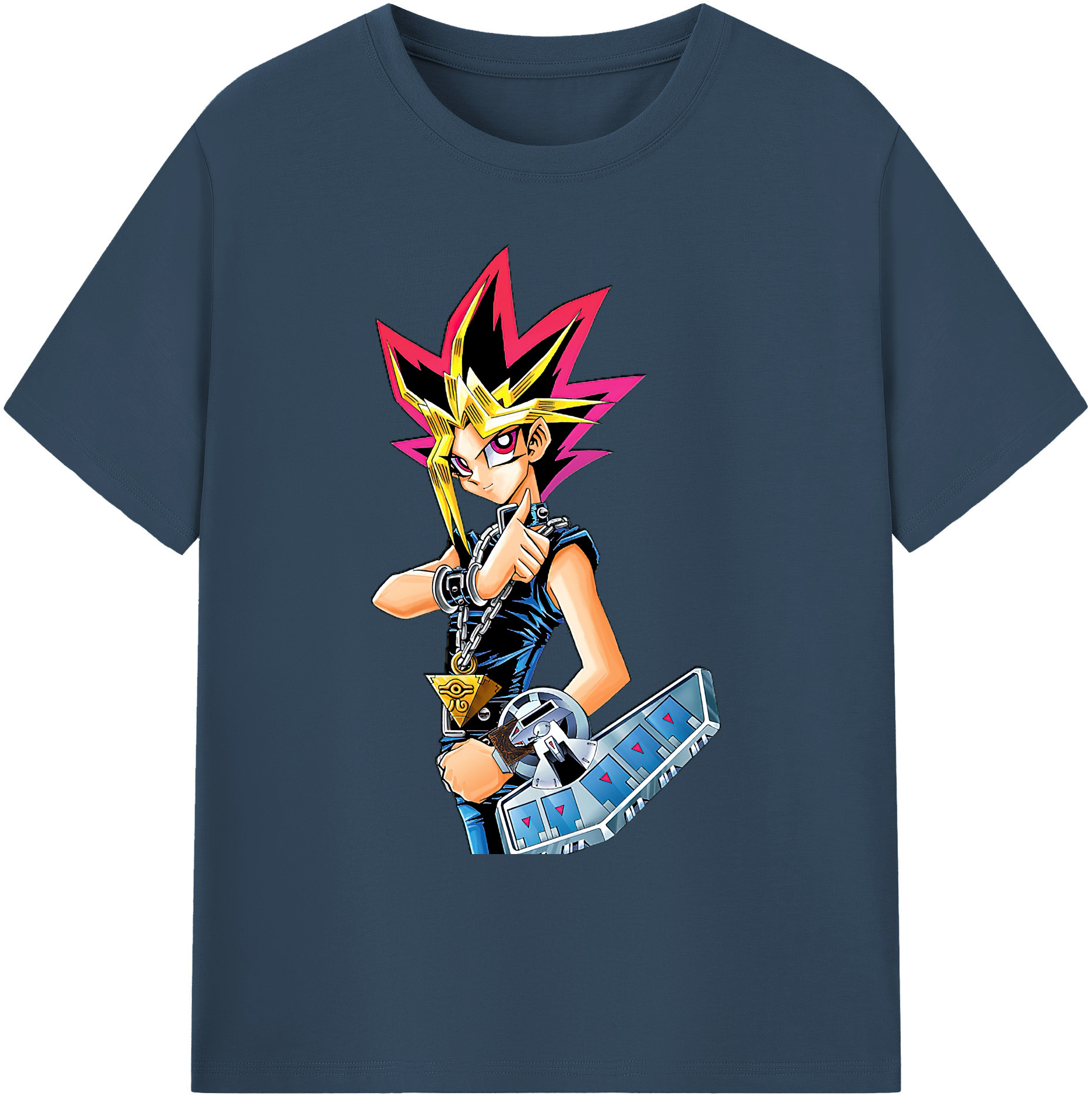 遊☆戯☆王 Yu-Gi-Oh! 綿100％ メンズ半袖Tシャツ｜肌触りやわらか＆通気性