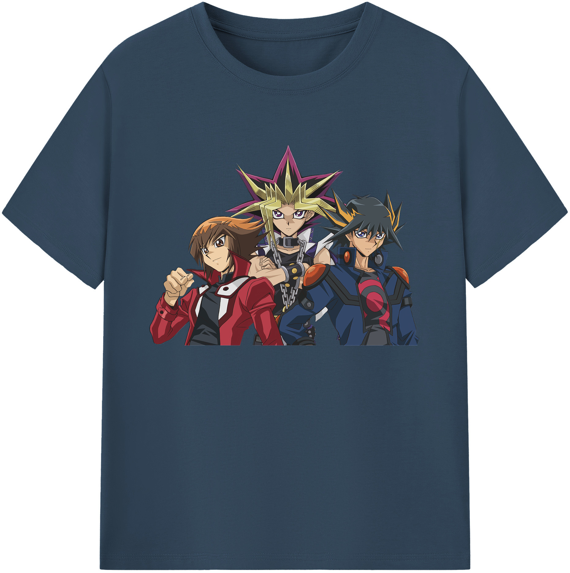 （画像用） 遊☆戯☆王 Yu-Gi-Oh! 綿100％ メンズ半袖Tシャツ｜肌触りやわらか＆通気性
