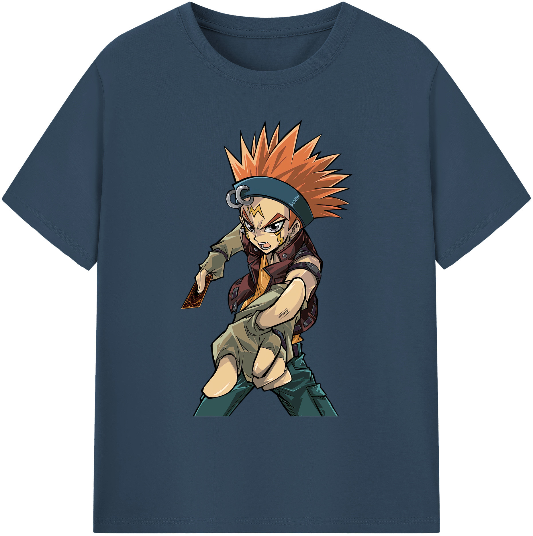 遊☆戯☆王 Yu-Gi-Oh! 綿100％ メンズ半袖Tシャツ｜肌触りやわらか＆通気性