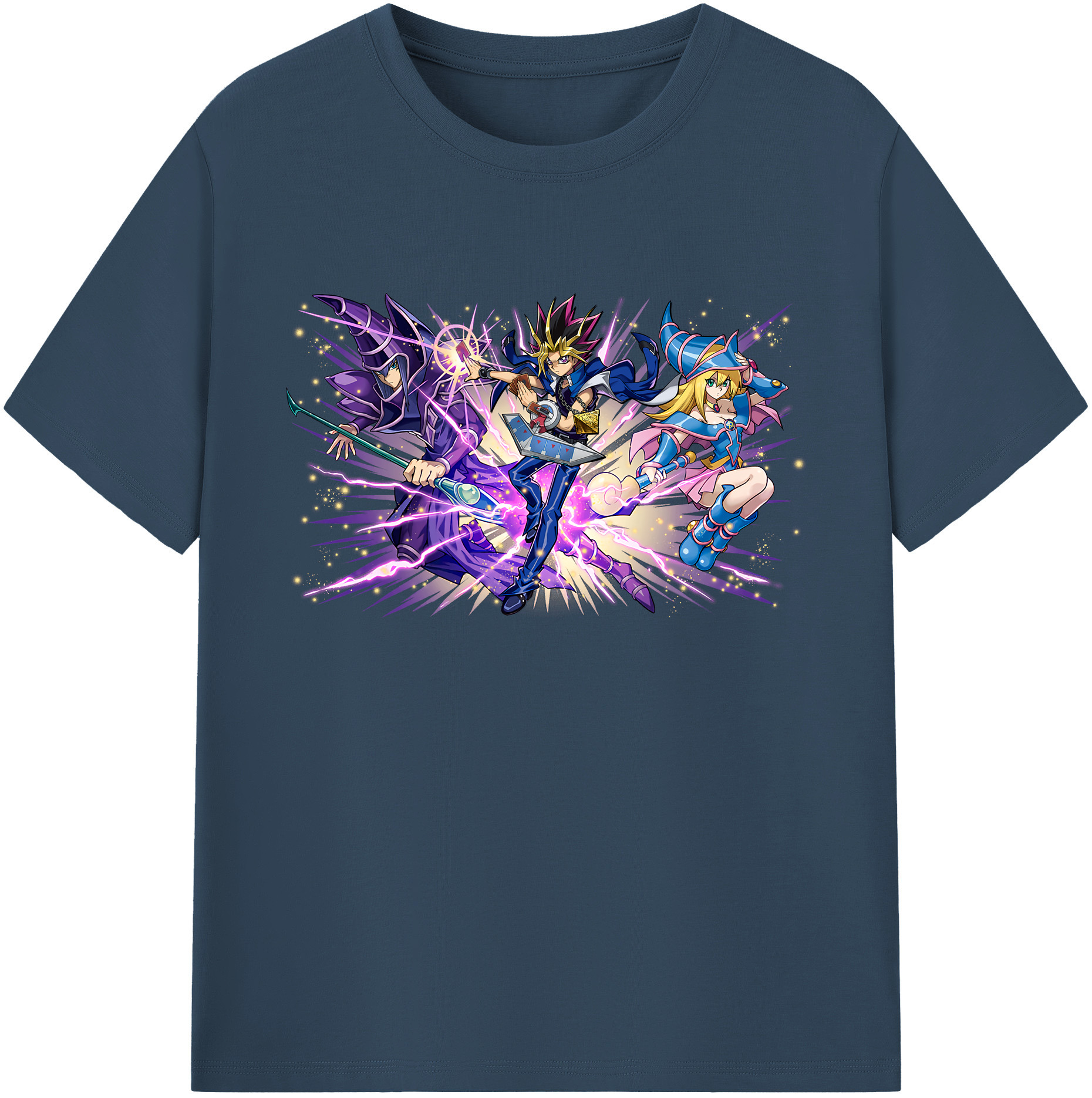遊☆戯☆王 Yu-Gi-Oh! 綿100％ メンズ半袖Tシャツ｜肌触りやわらか＆通気性