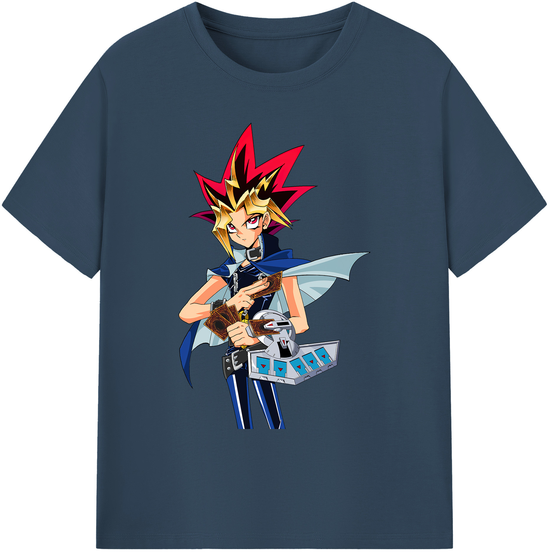 遊☆戯☆王 Yu-Gi-Oh! 綿100％ メンズ半袖Tシャツ｜肌触りやわらか＆通気性