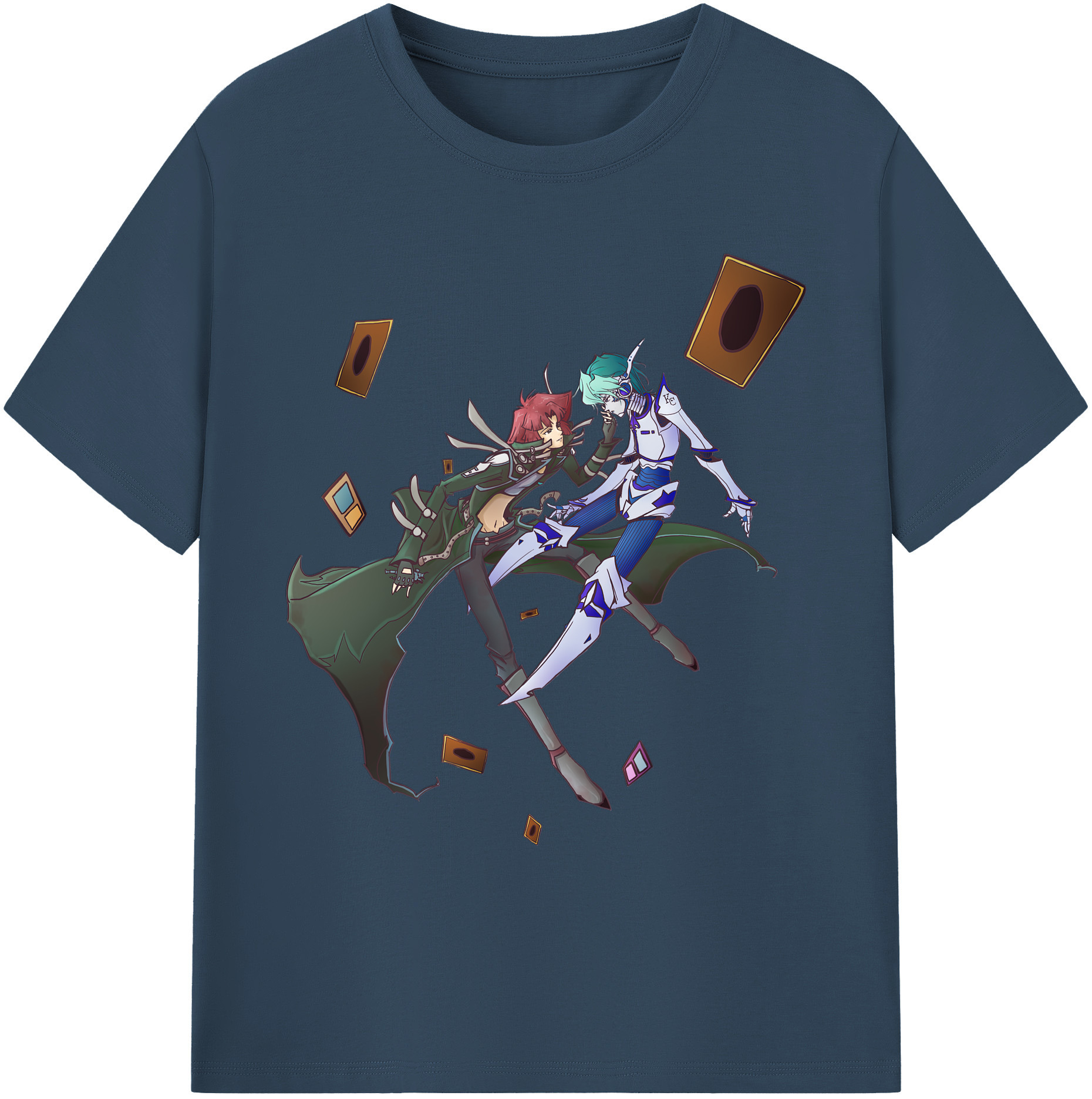 （画像用） 遊☆戯☆王 Yu-Gi-Oh! 綿100％ メンズ半袖Tシャツ｜肌触りやわらか＆通気性