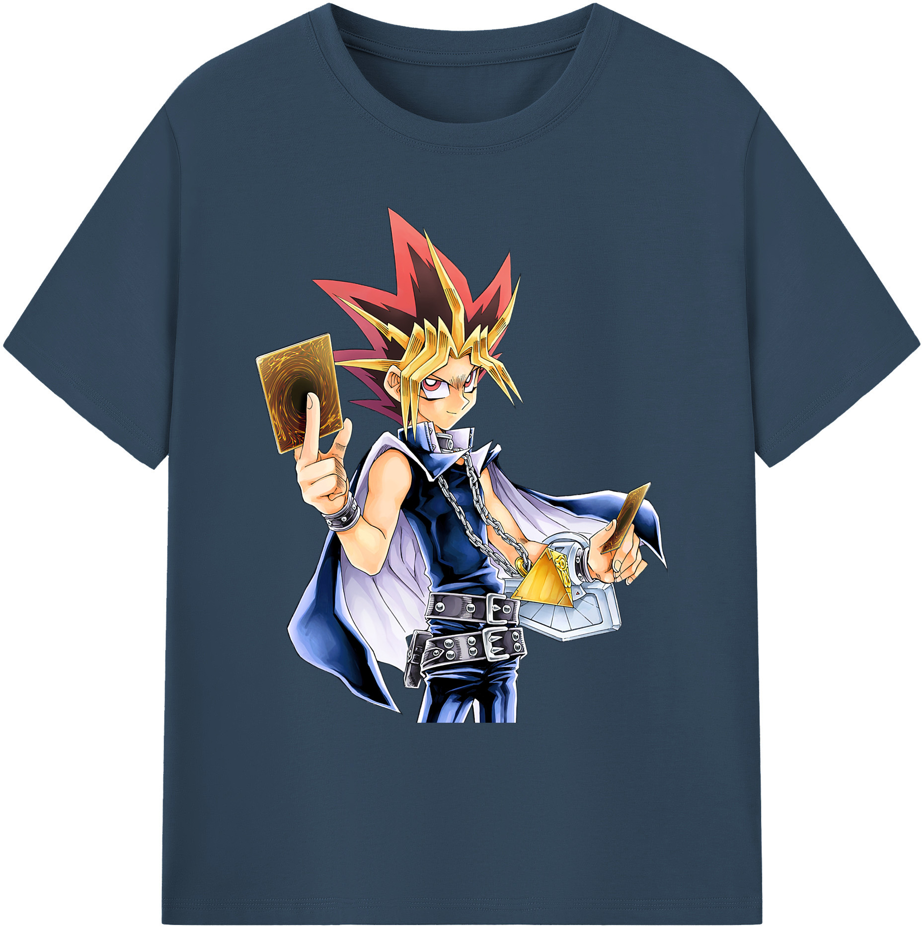 （画像用） 遊☆戯☆王 Yu-Gi-Oh! 綿100％ メンズ半袖Tシャツ｜肌触りやわらか＆通気性