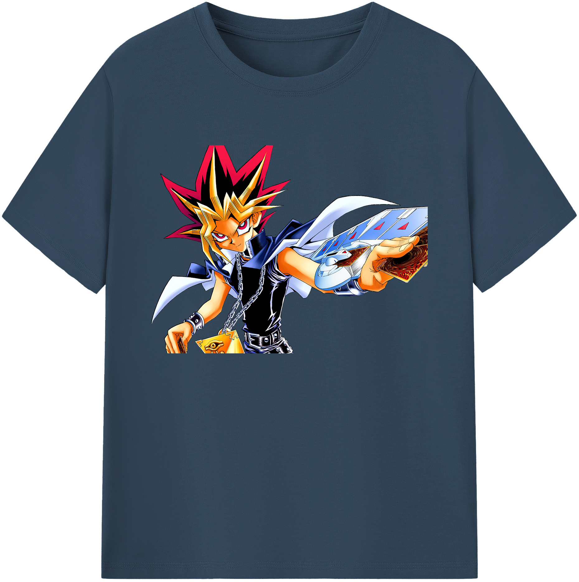 （画像用） 遊☆戯☆王 Yu-Gi-Oh! 綿100％ メンズ半袖Tシャツ｜肌触りやわらか＆通気性